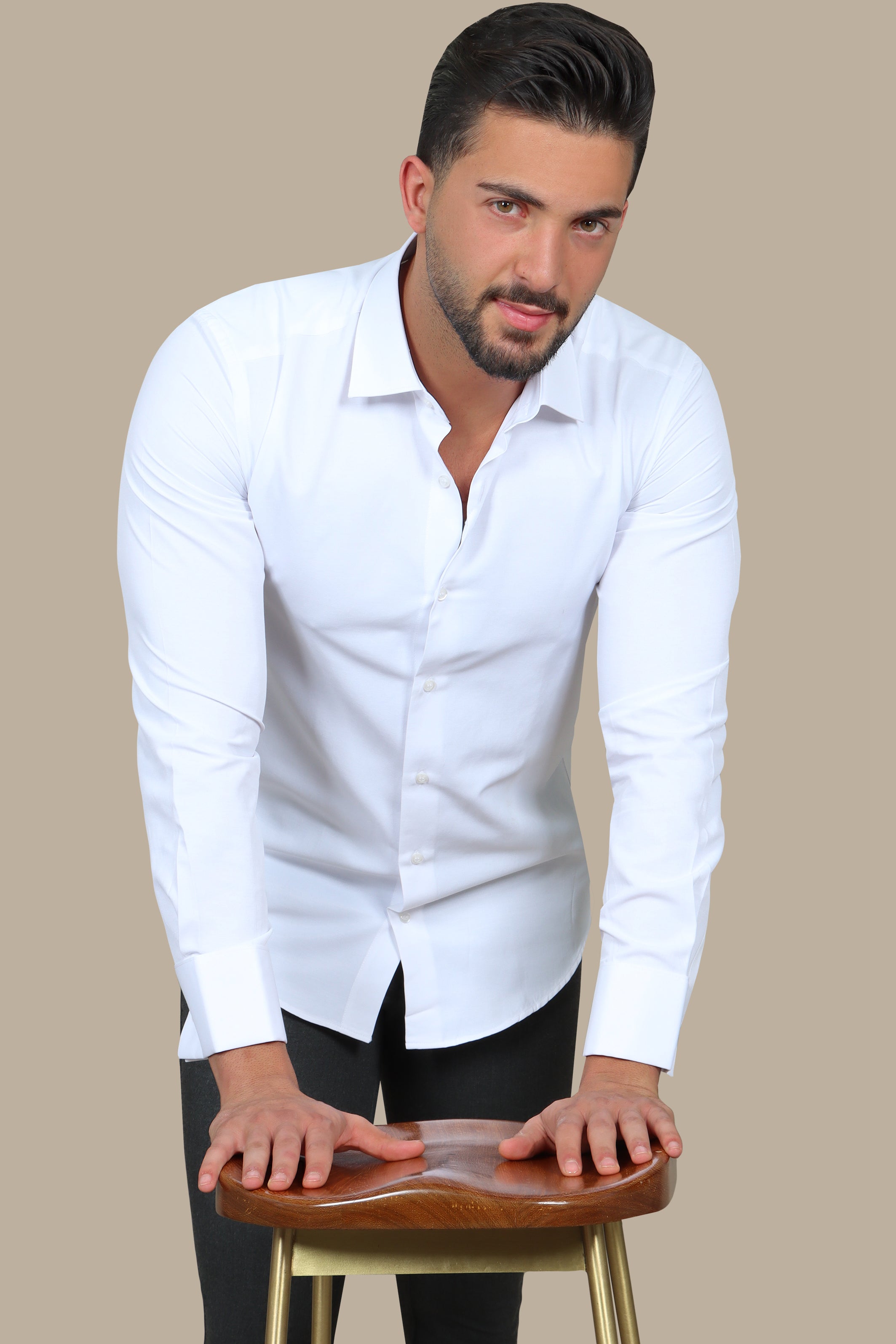 Shirt Cuff Plain | White