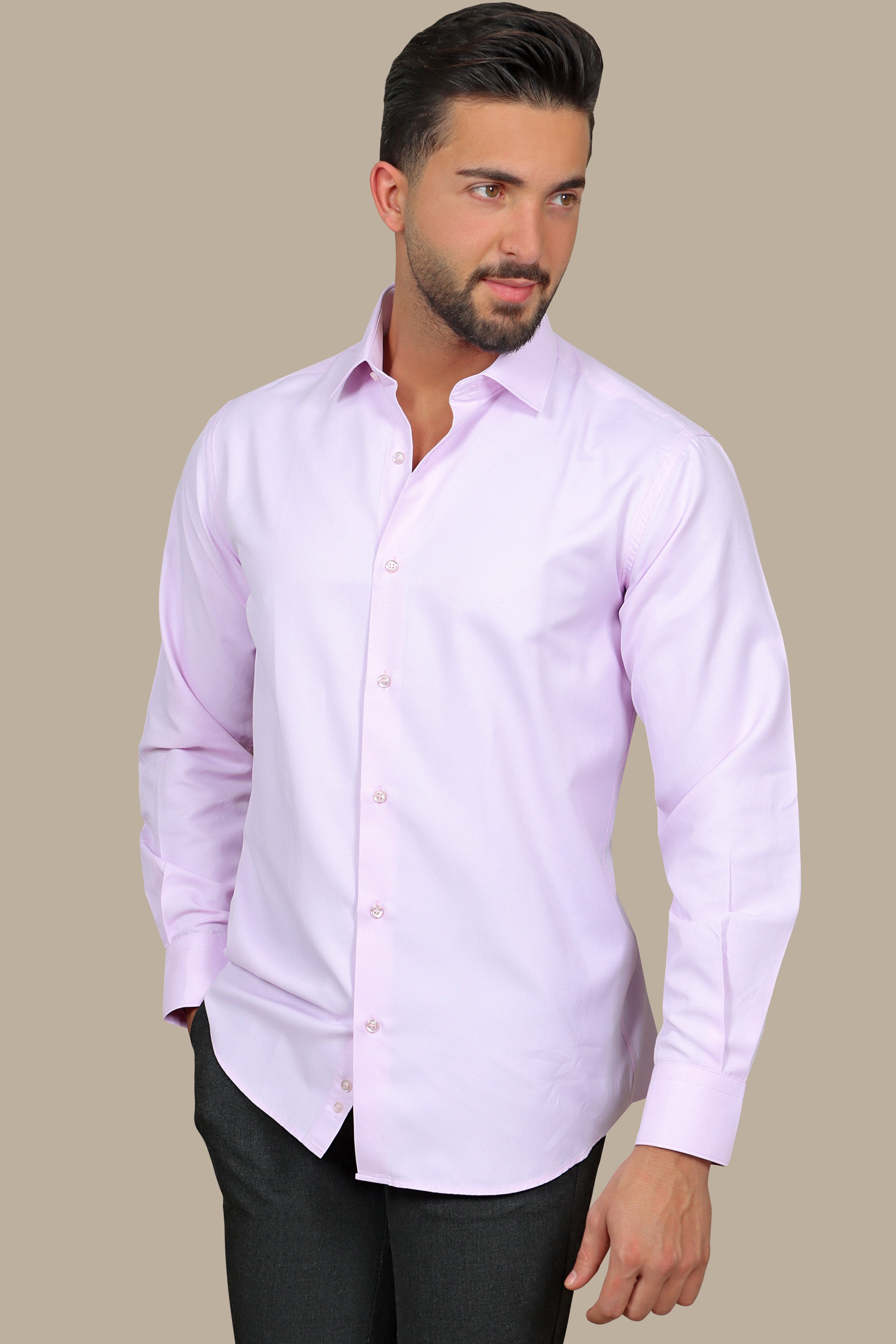 Shirt Regular Structured | Pink