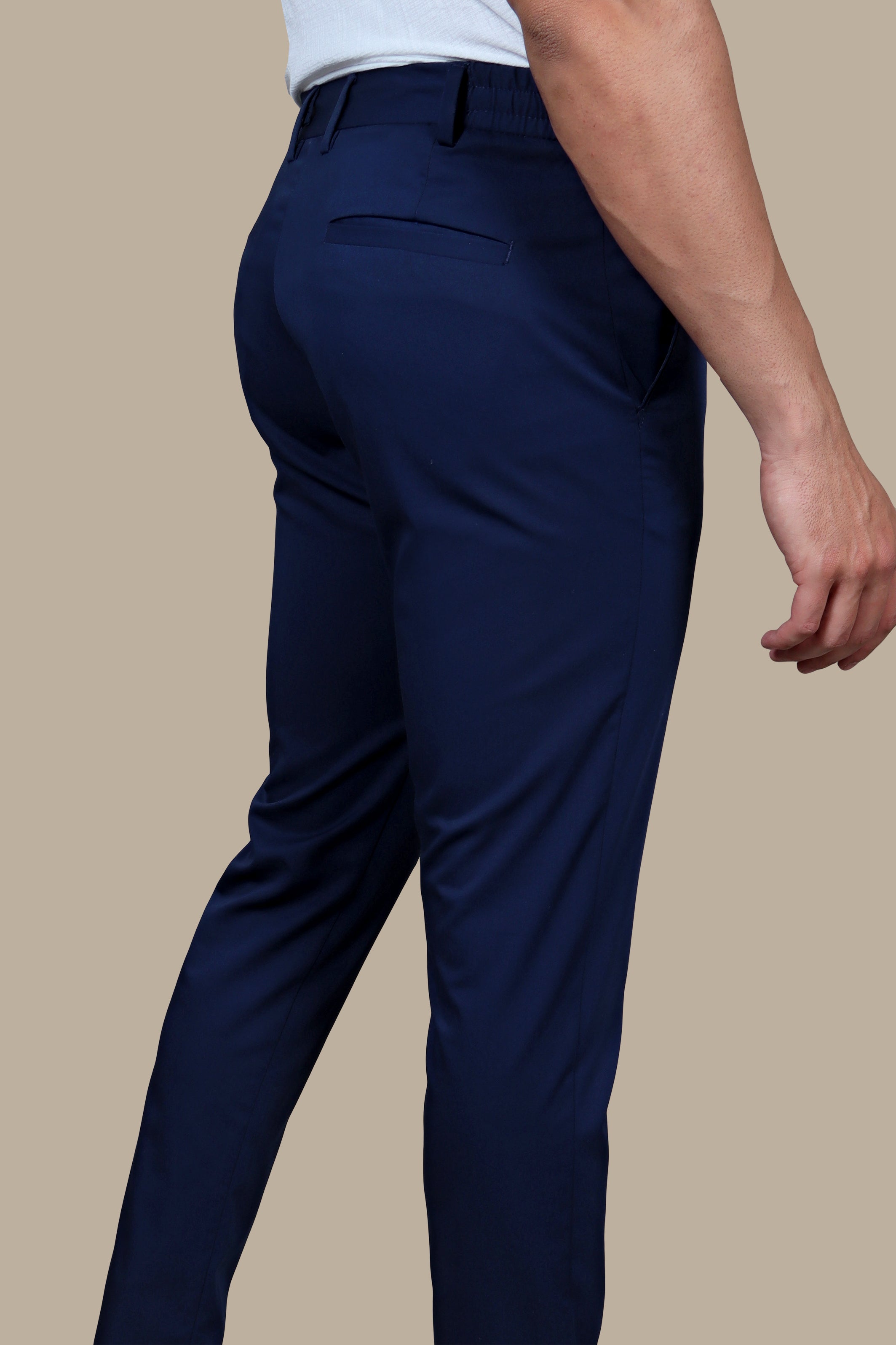 Basic Jogger Fashion Trousers in Blue