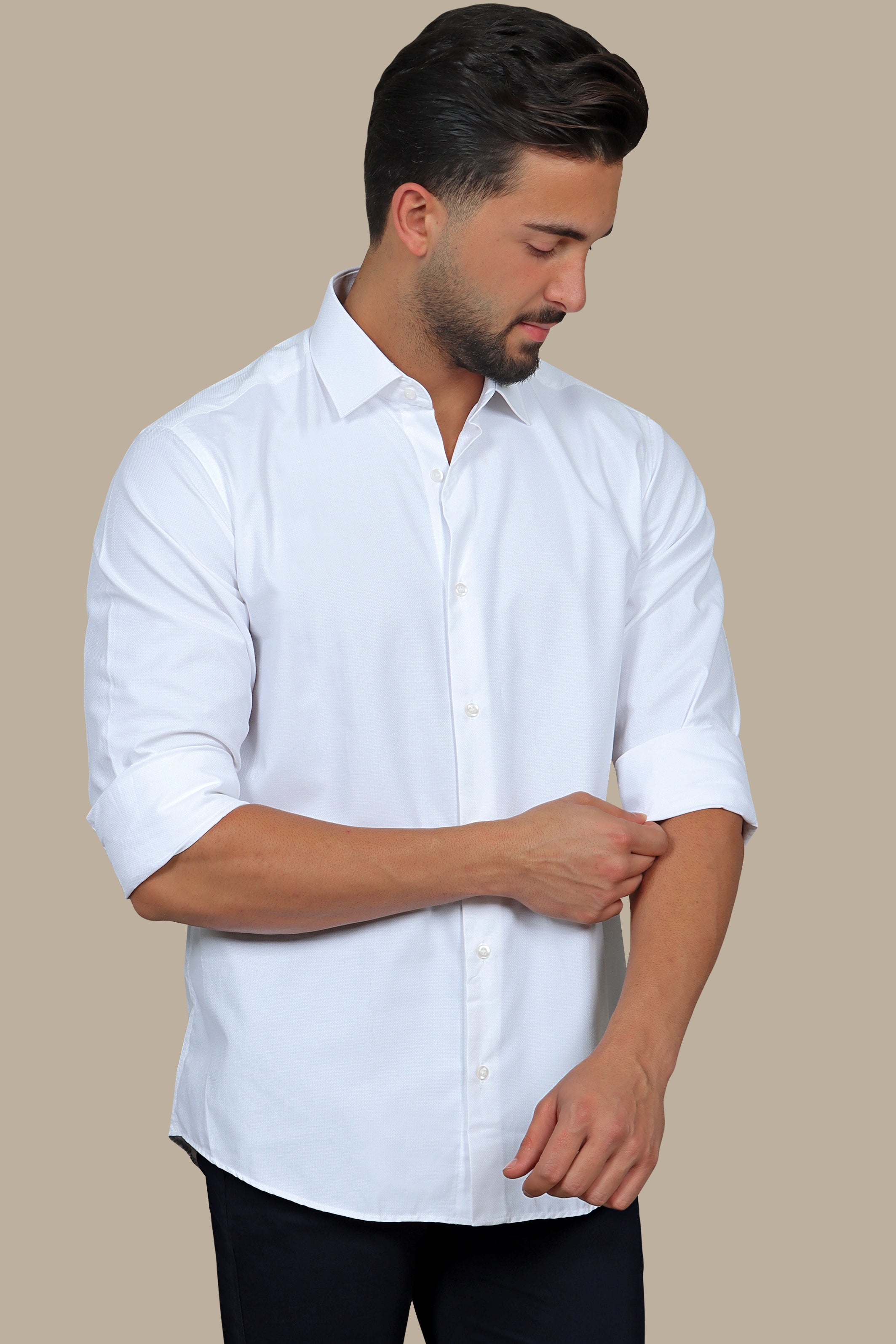 Shirt Piqué Regular | White