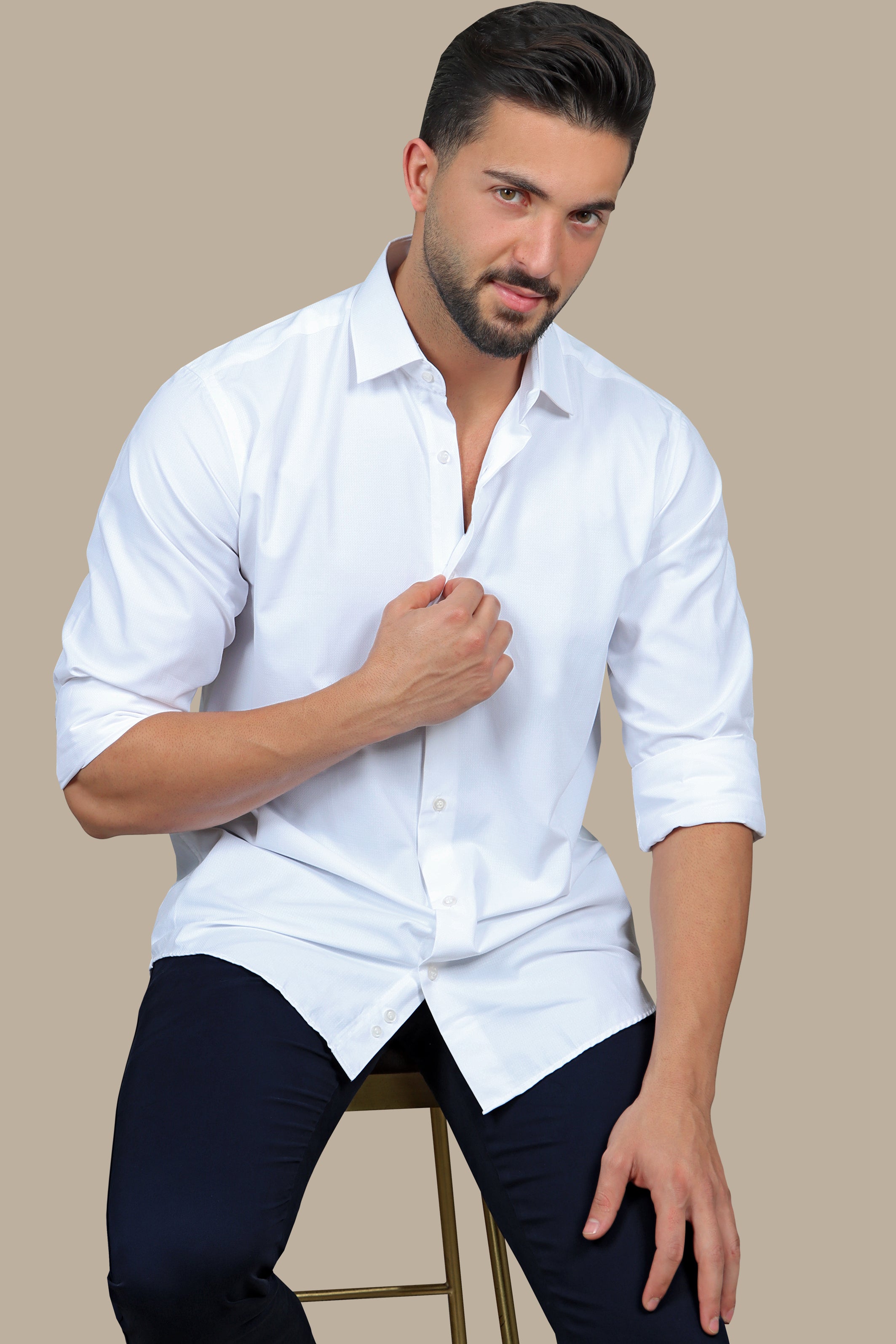 Shirt Piqué Regular | White