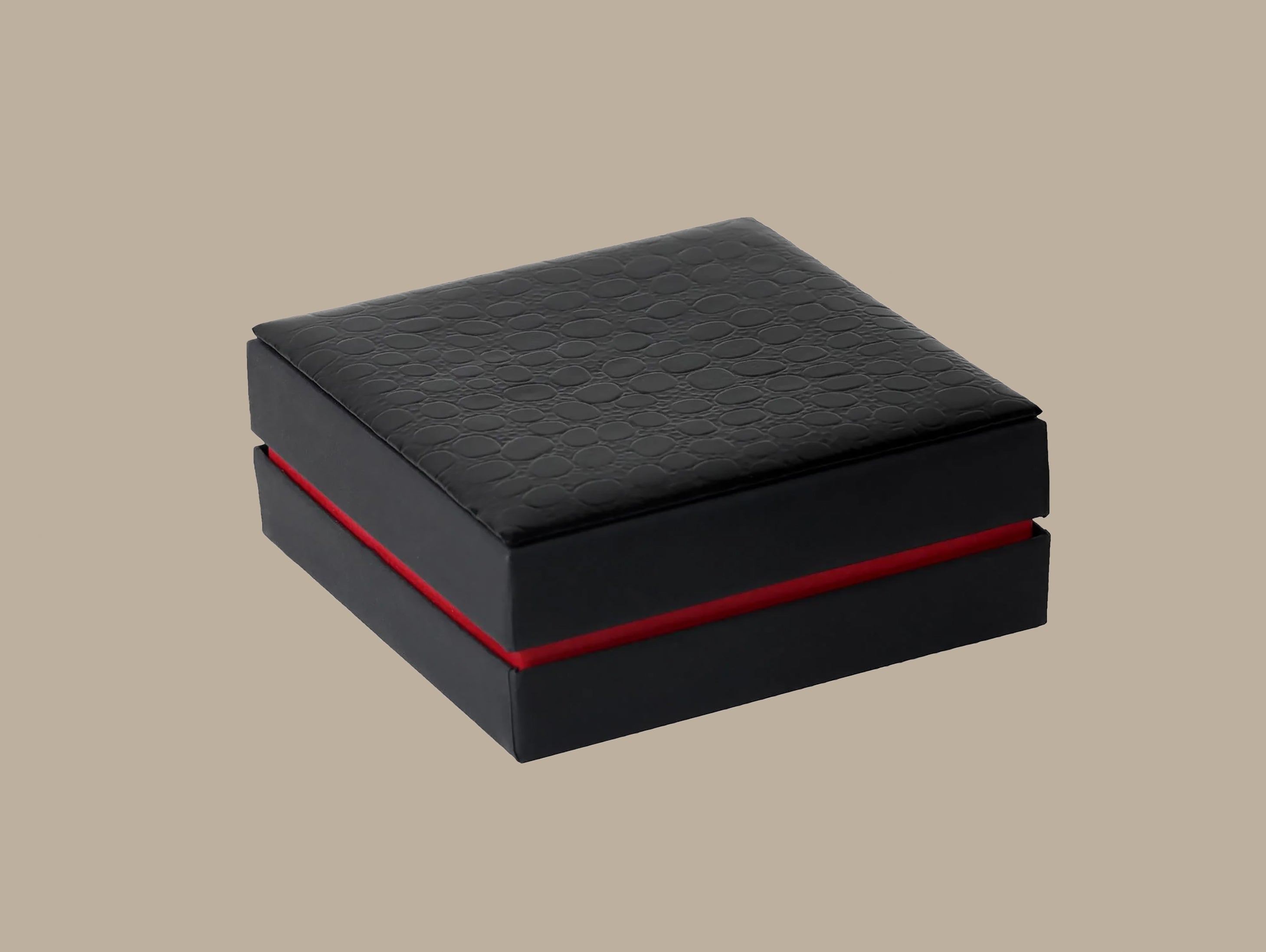 Gift Box Croco Small | Black