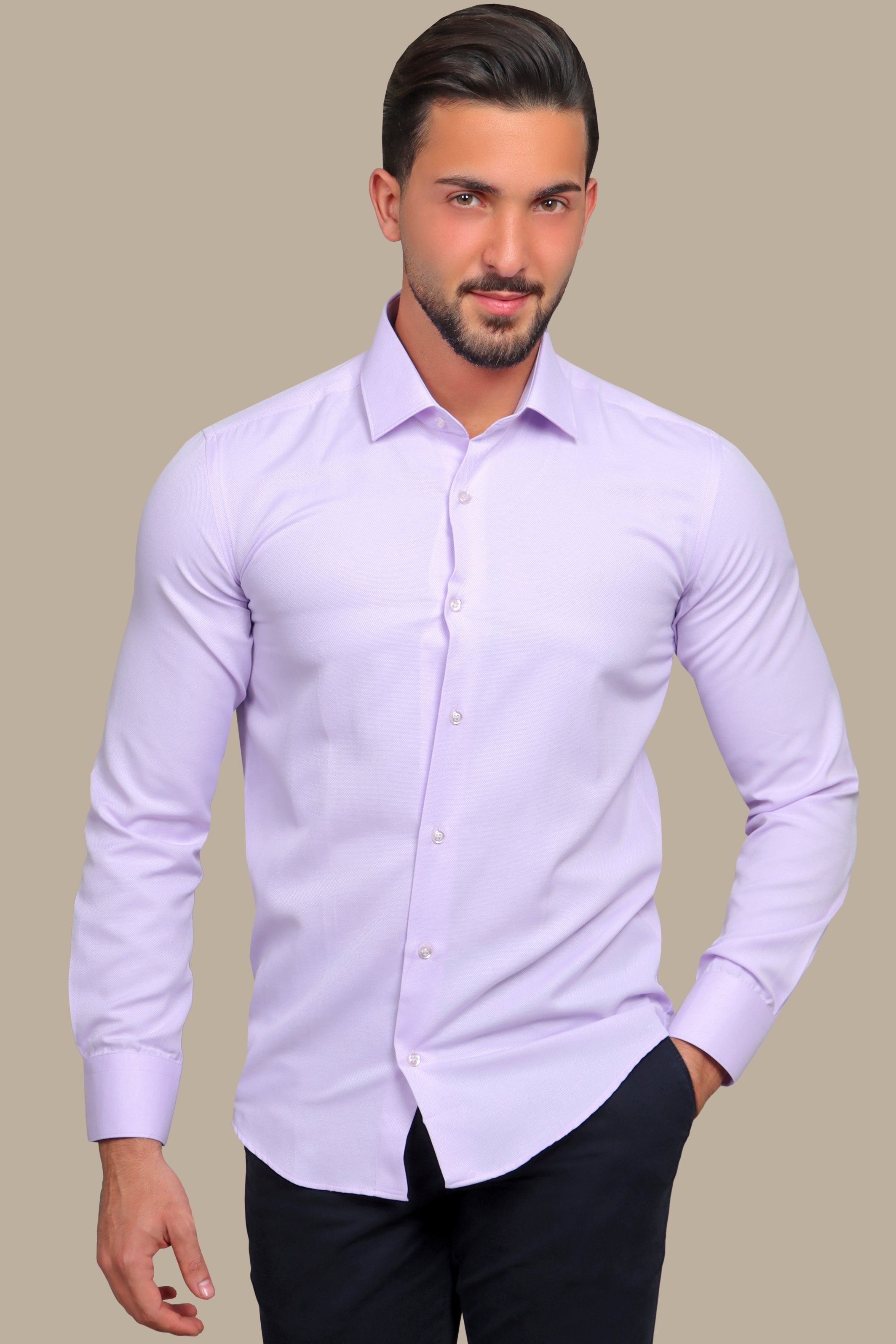 Shirt Oxford Slim Fit | Purple