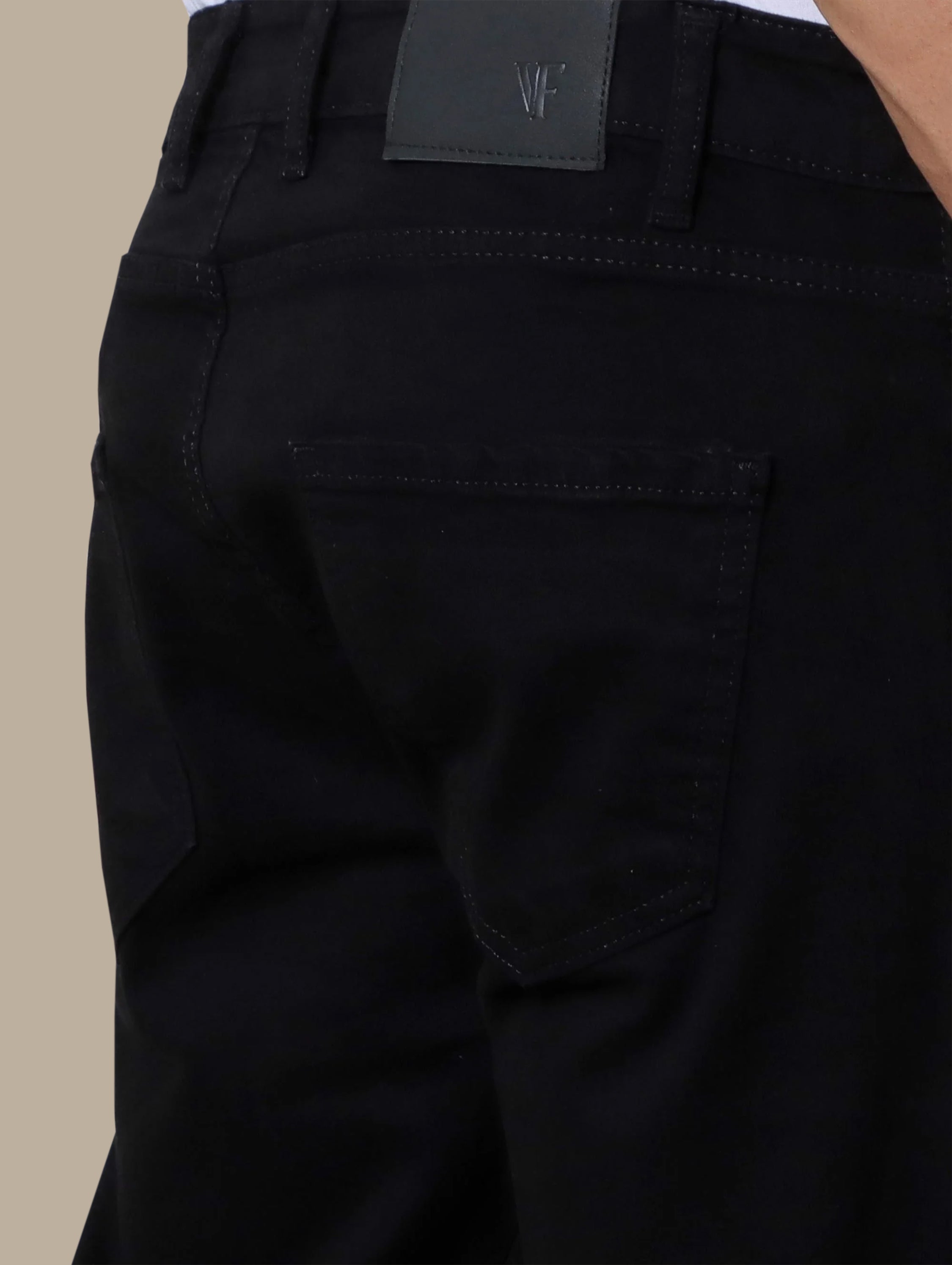 Jeans Regular Basic Plain | Black