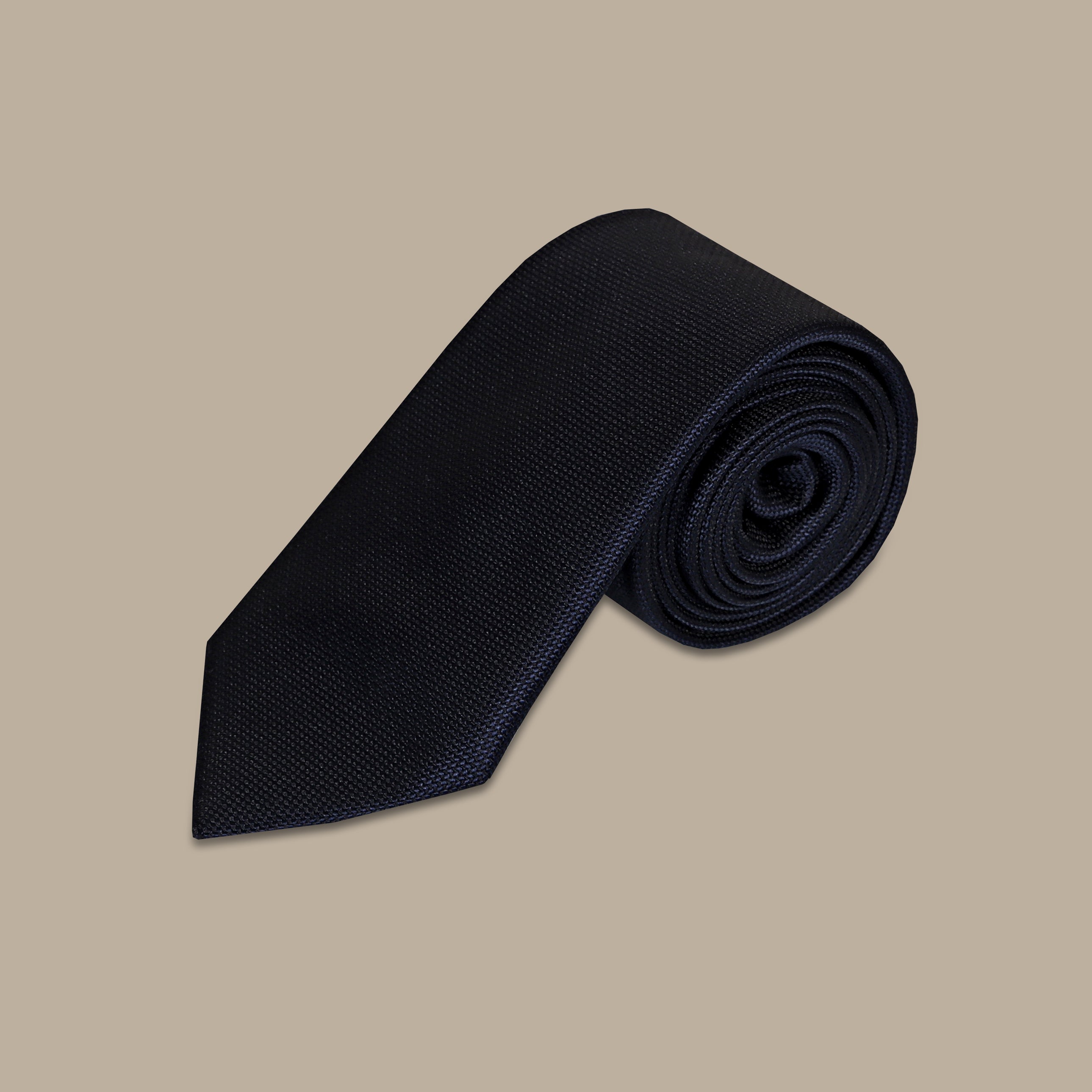 Timeless Navy: Solid Navy Blue Tie Set