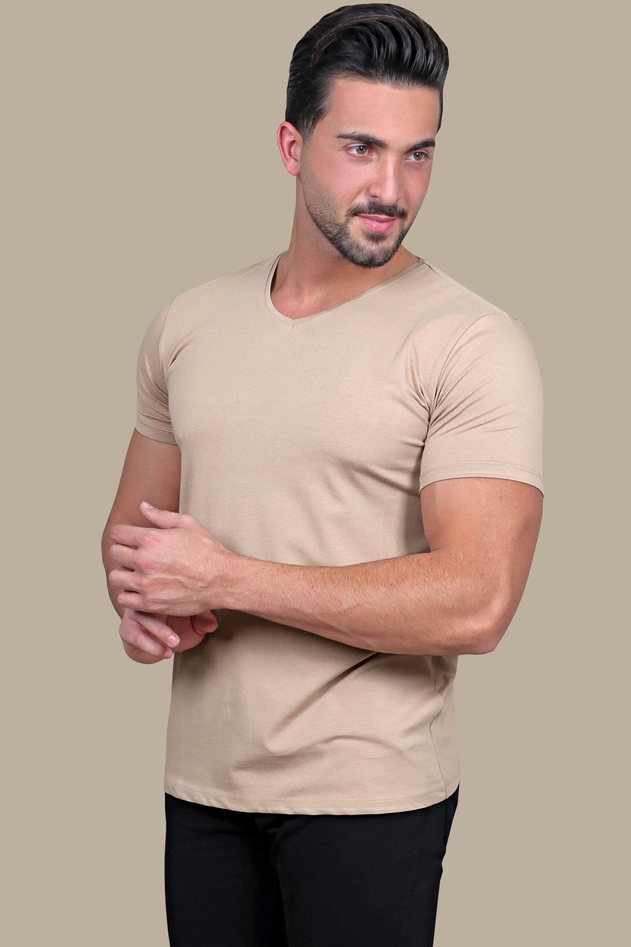 T-Shirt Basic V-Neck | Havan