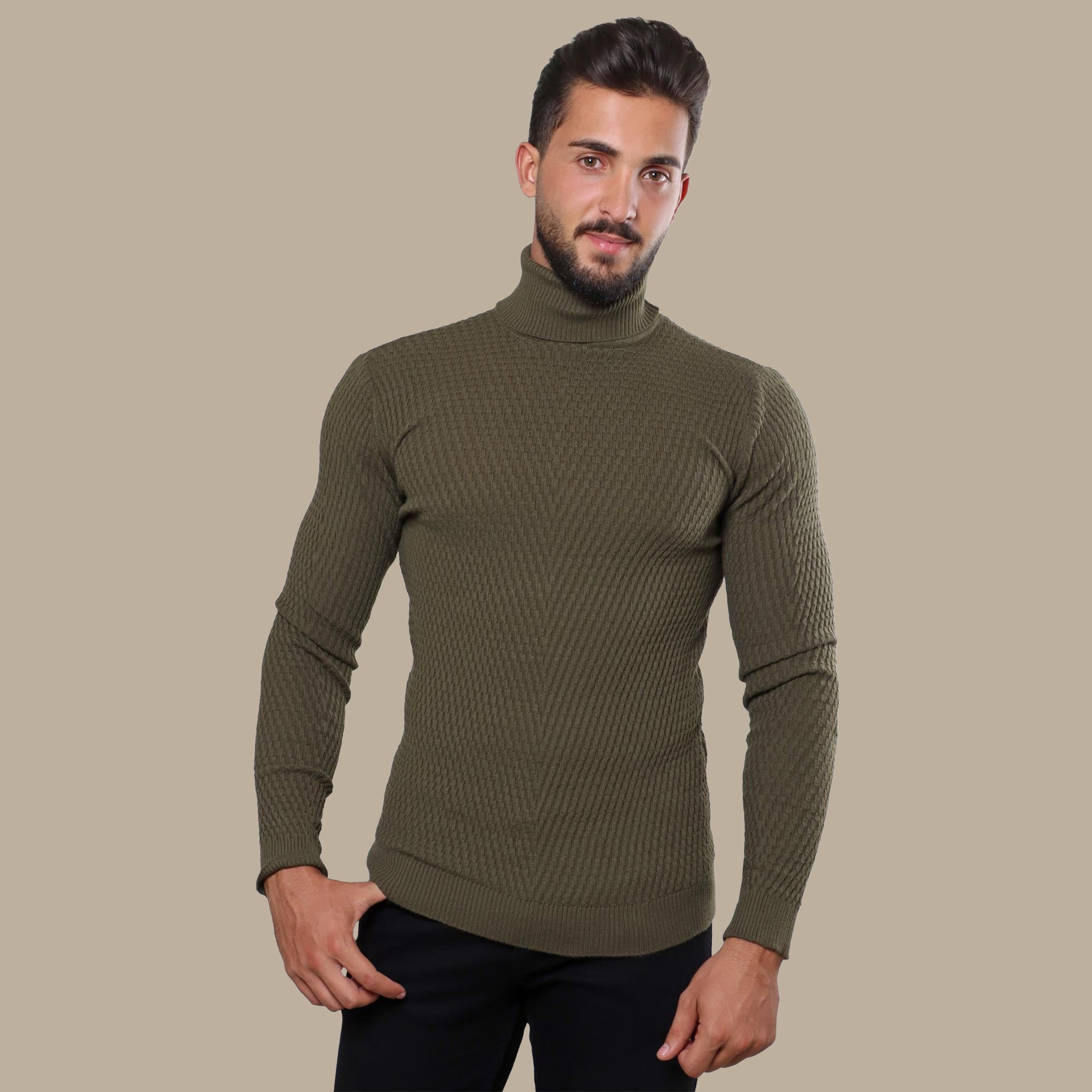 Sweater Turtle Neck | Khaki