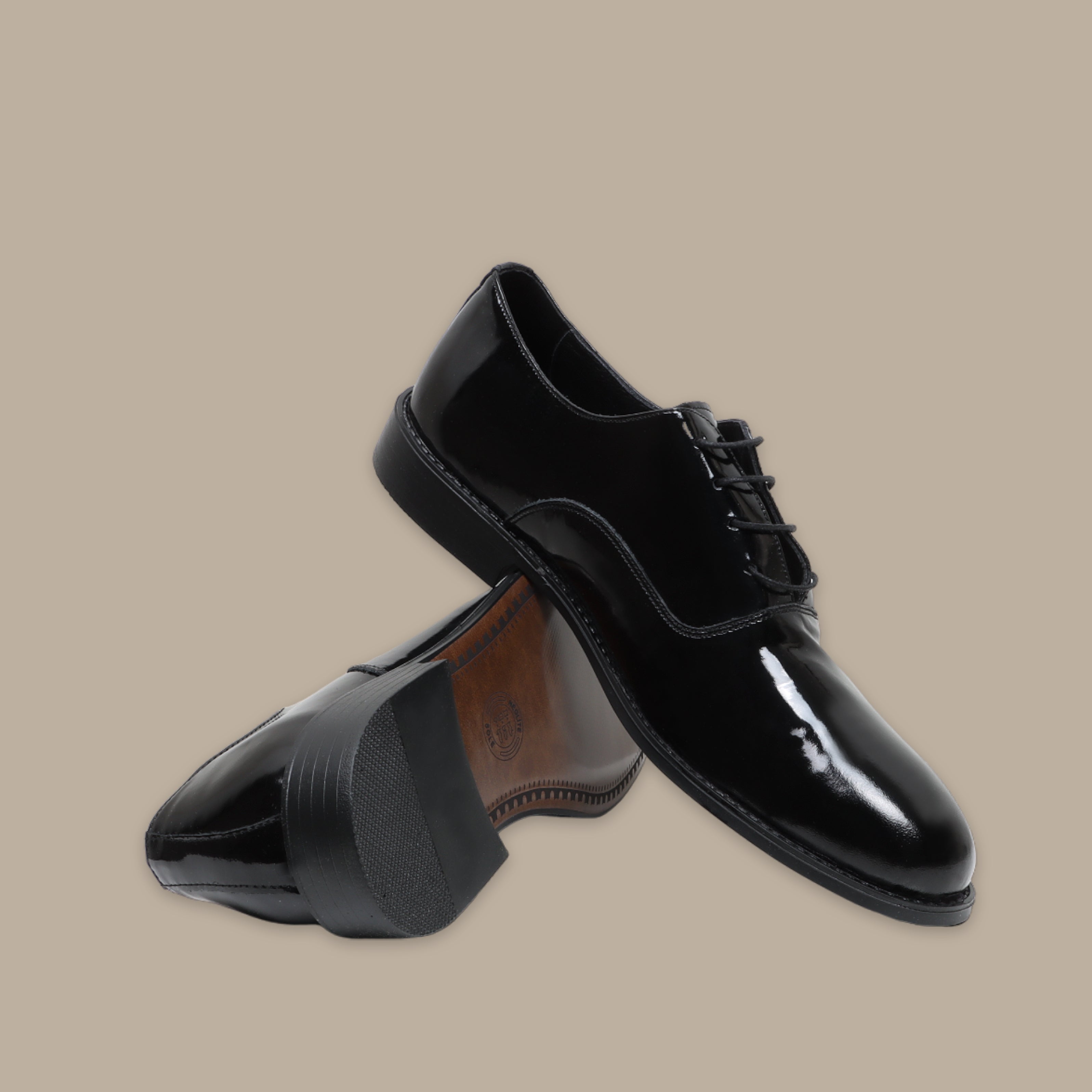 Shoes Tuxedo Shinny Detail | Black