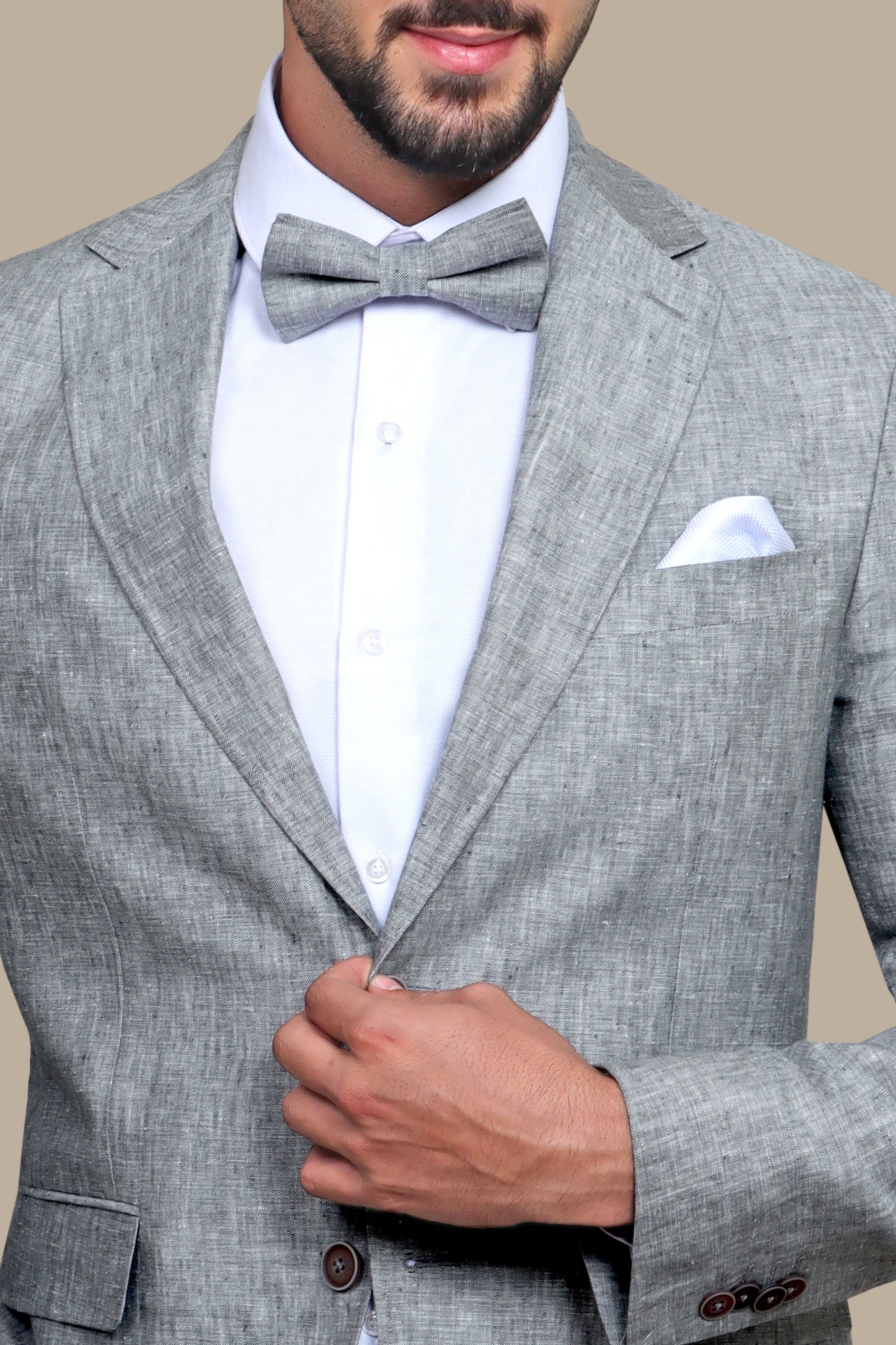 Suit Linen | Light Gray