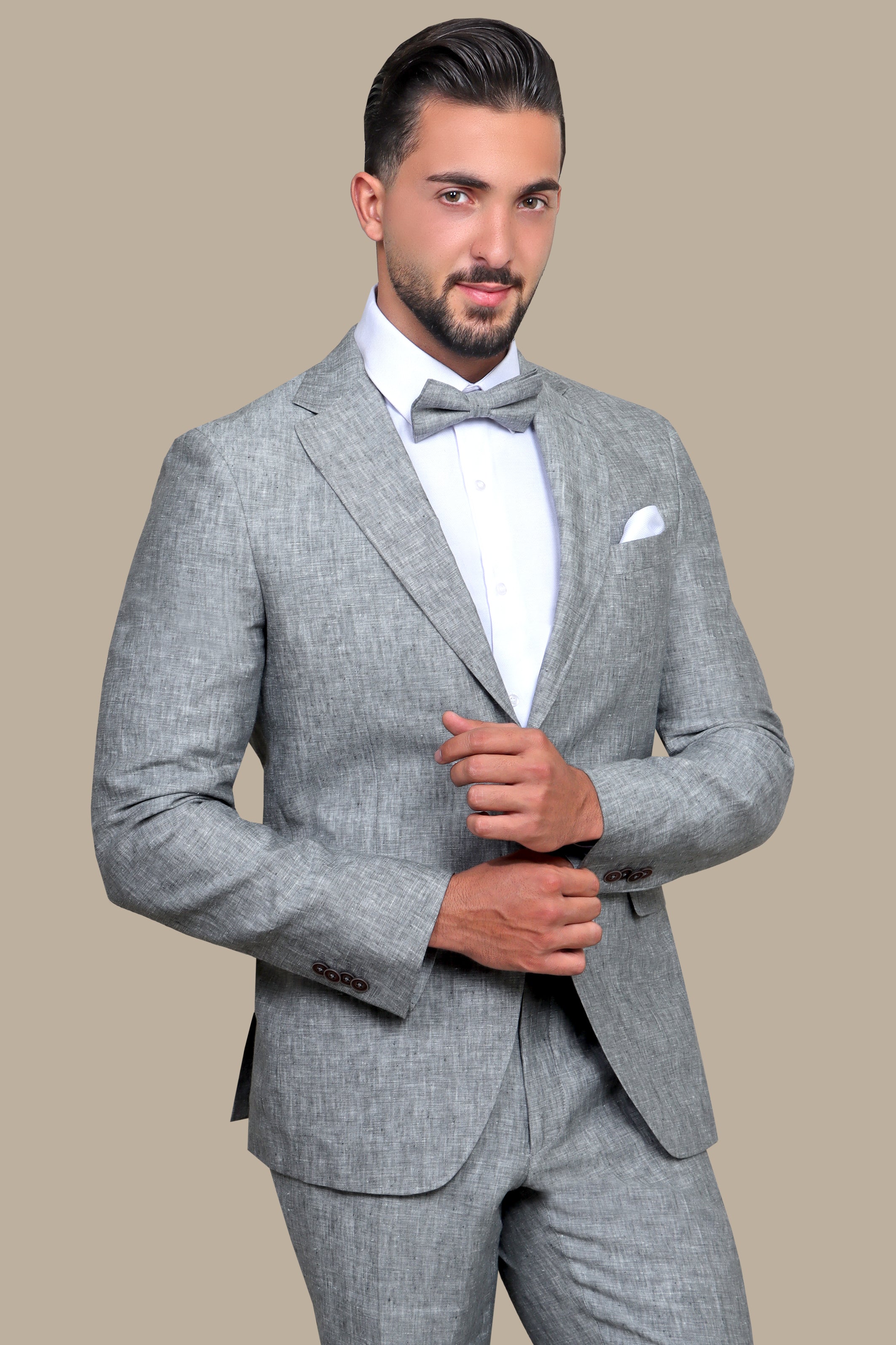 Suit Linen | Light Gray