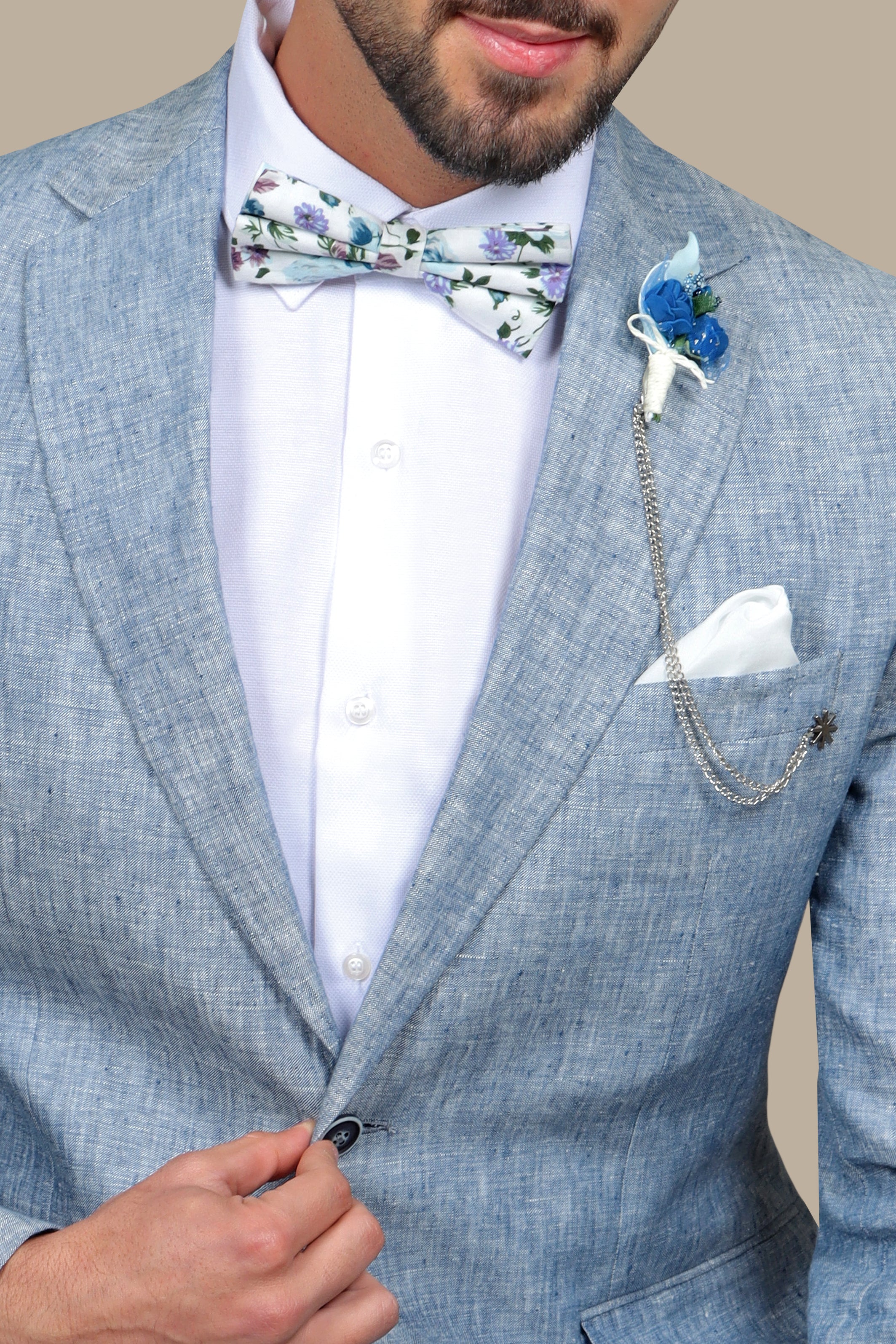 Suit Linen | Light Blue