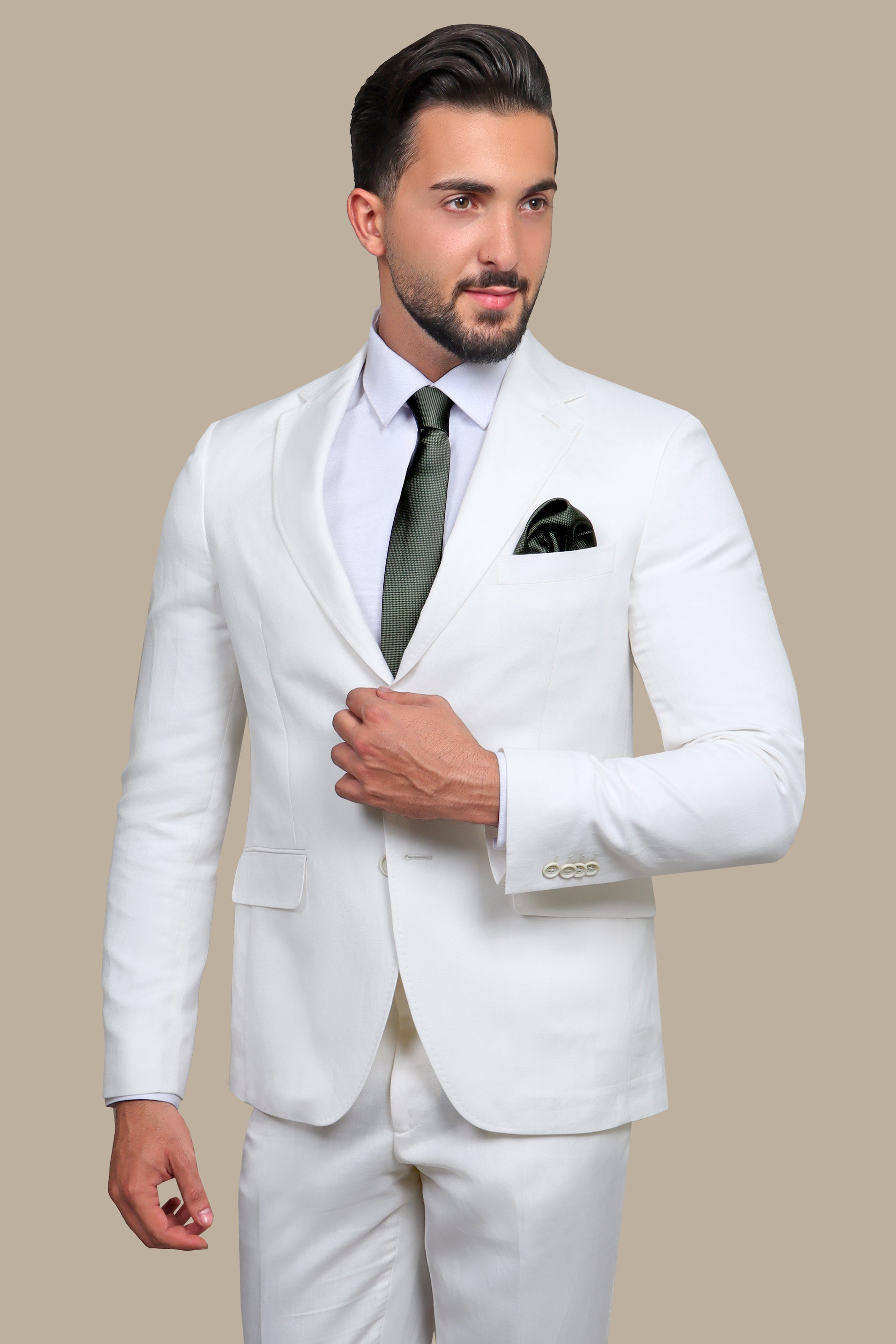 Suit Linen | White