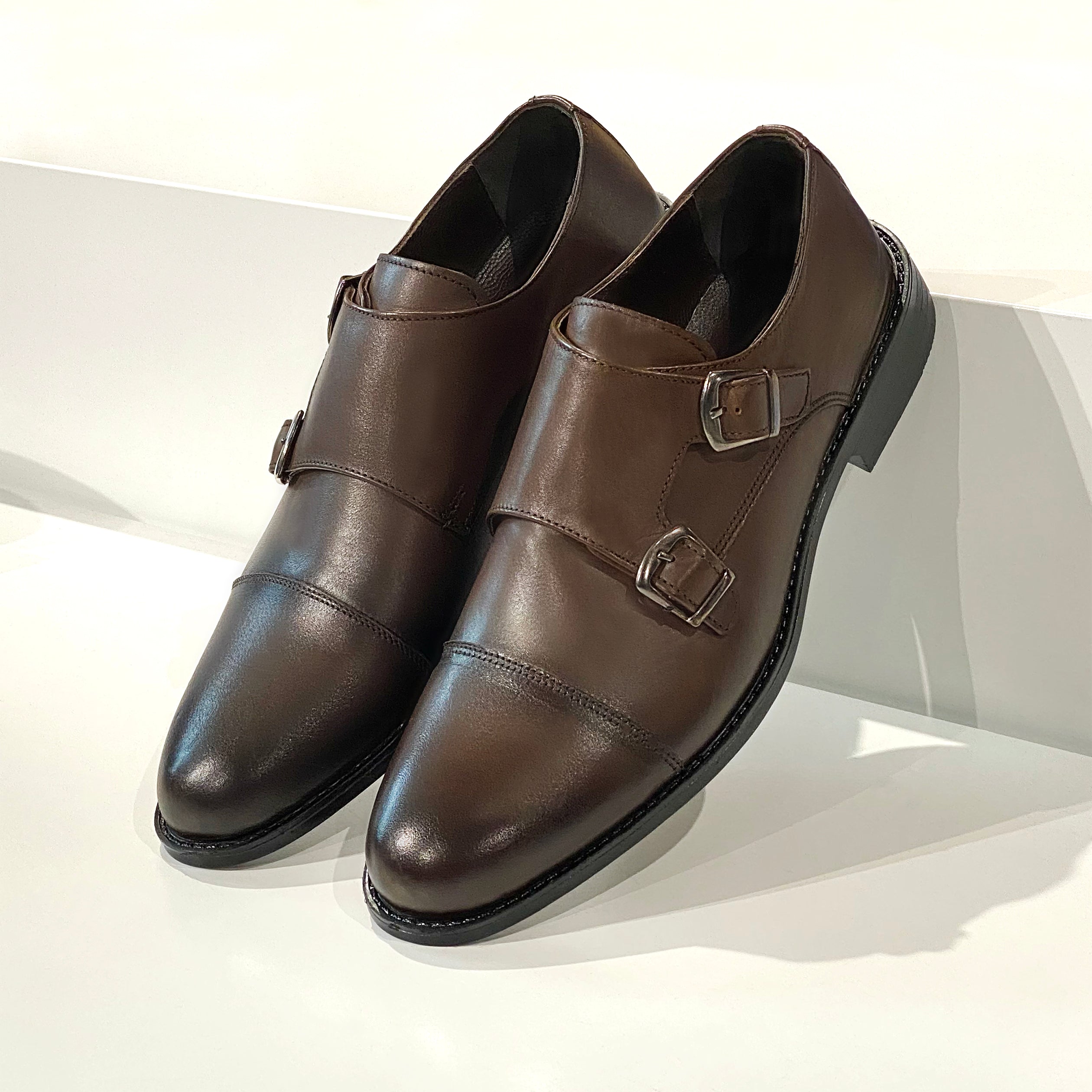 Shoes Classic Double Monk | Brown