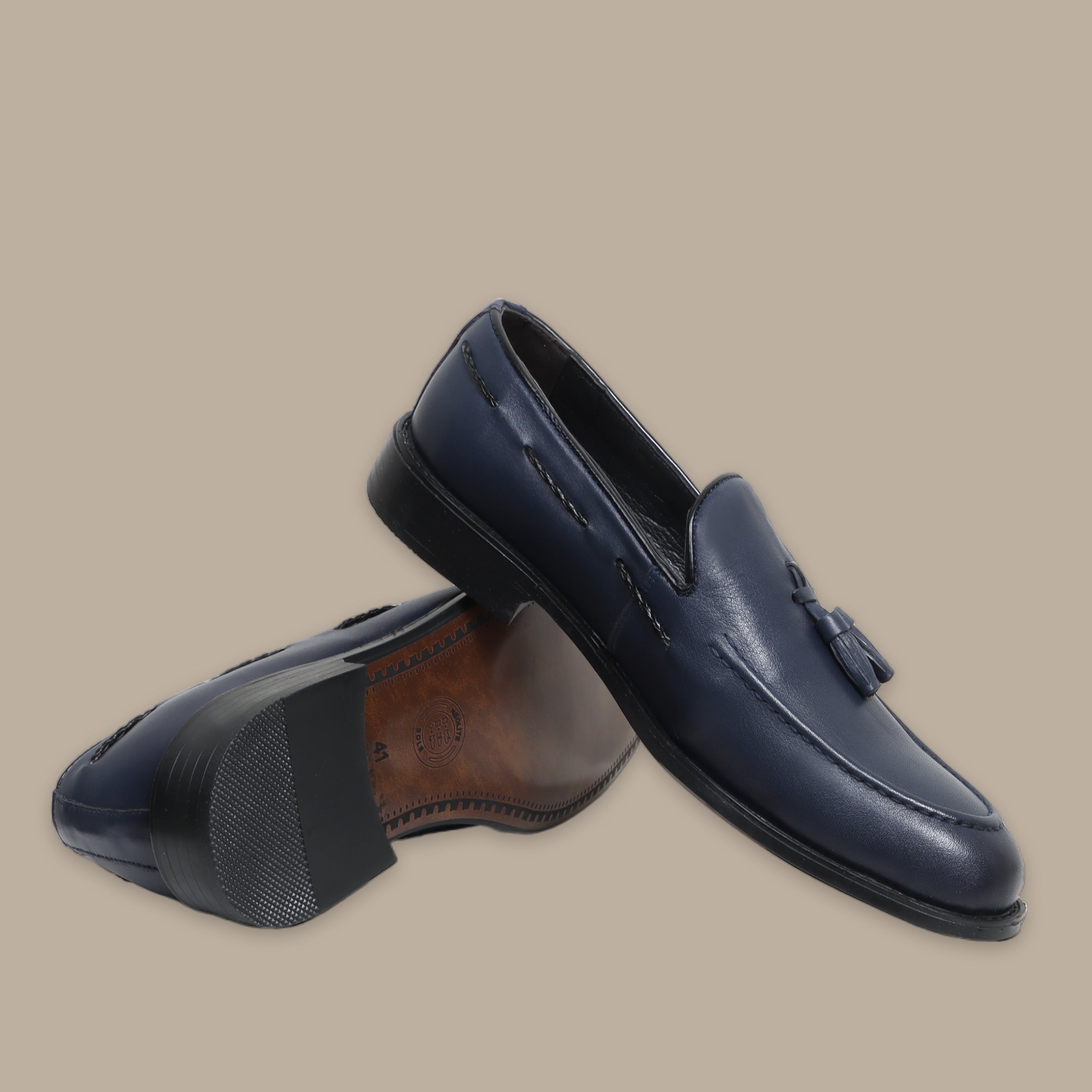 Shoes Classic Loafer with frills | Navy