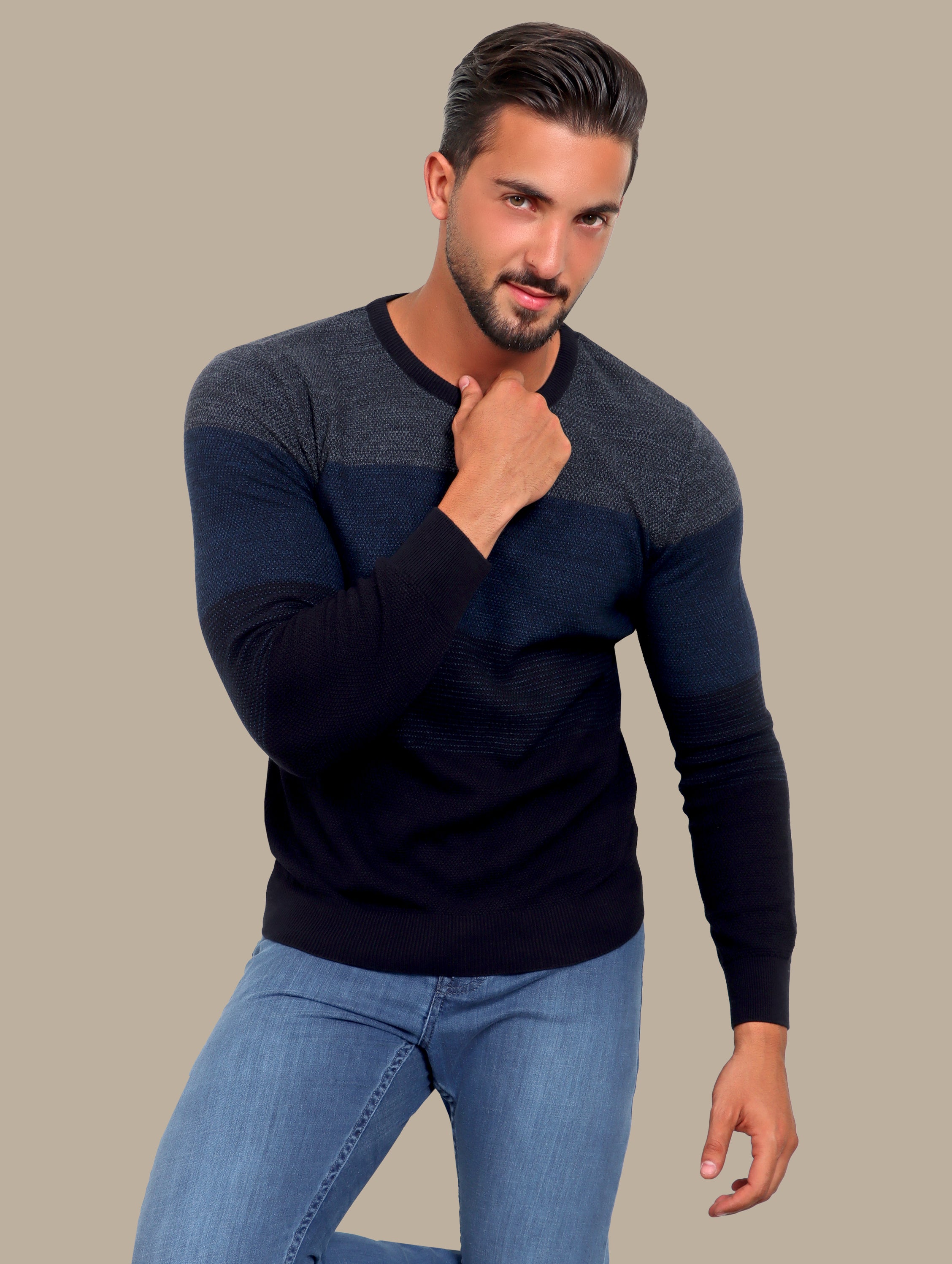 Sweater Casual 4 Layers | Navy