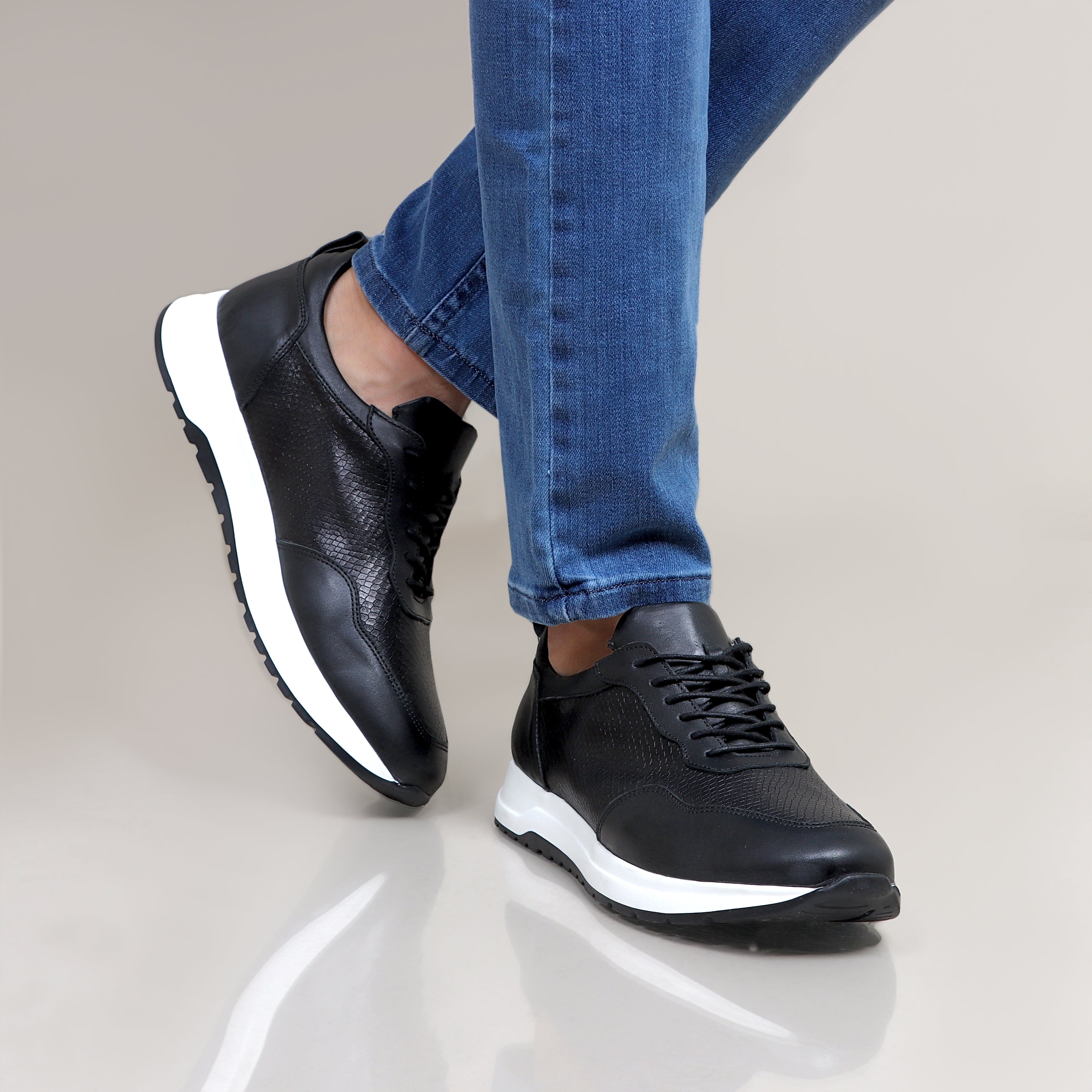 Shoes Running Croco | Full Black