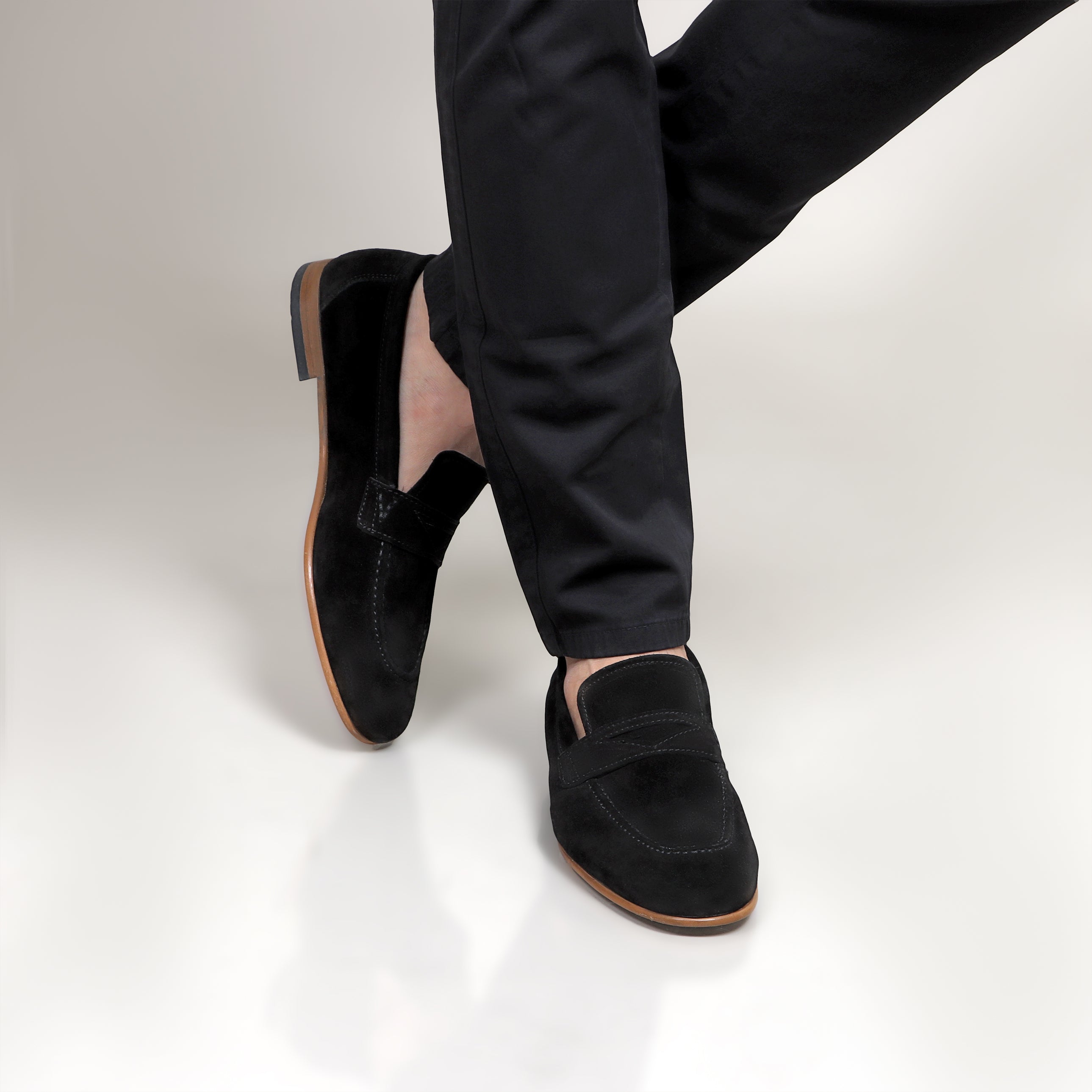 Shoes Loafer Basic Suede | Black