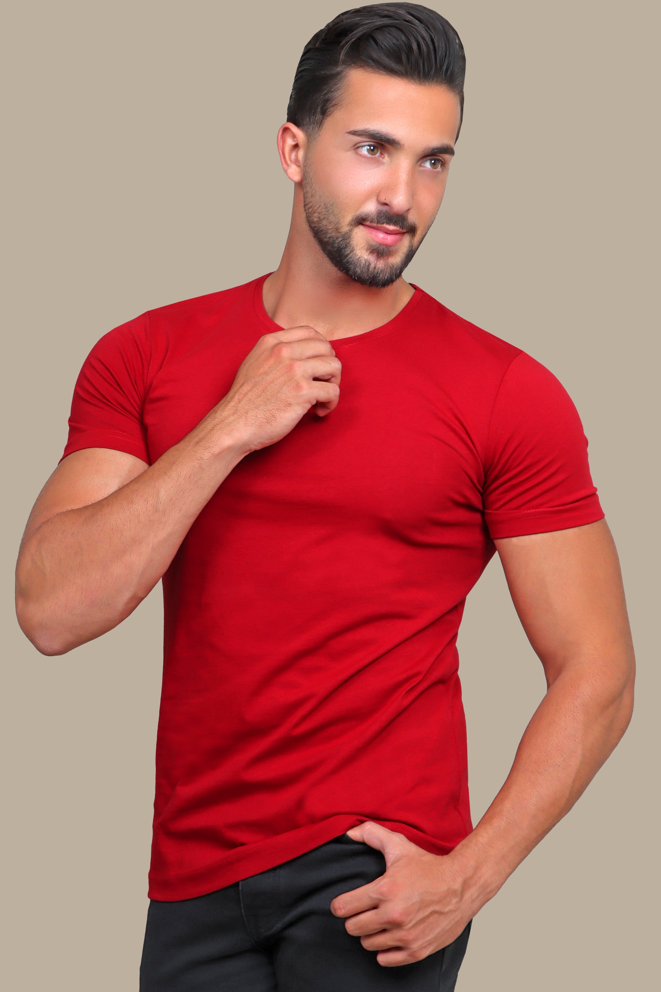 T-shirt Basic R-Neck | Red