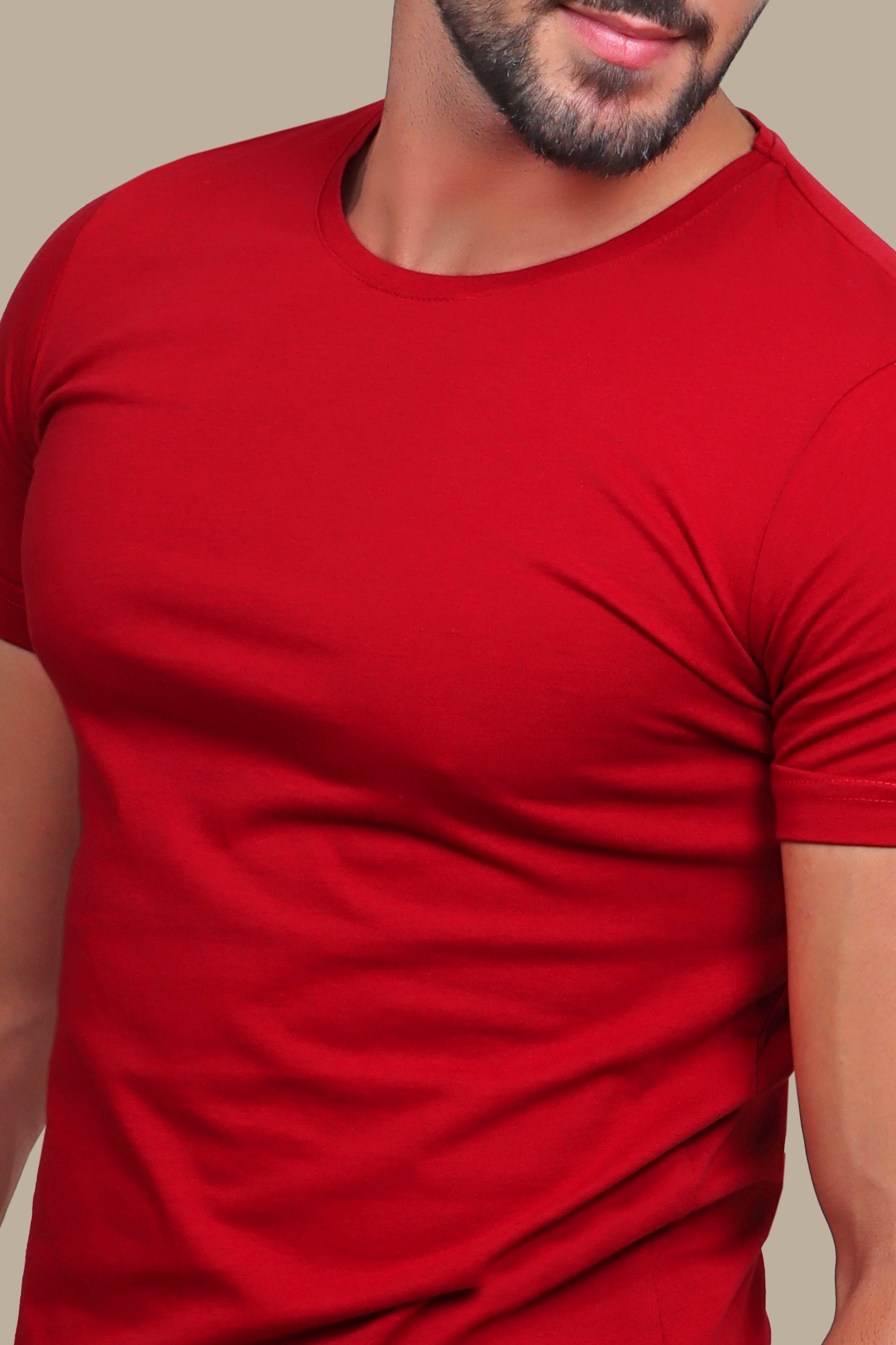 T-shirt Basic R-Neck | Red