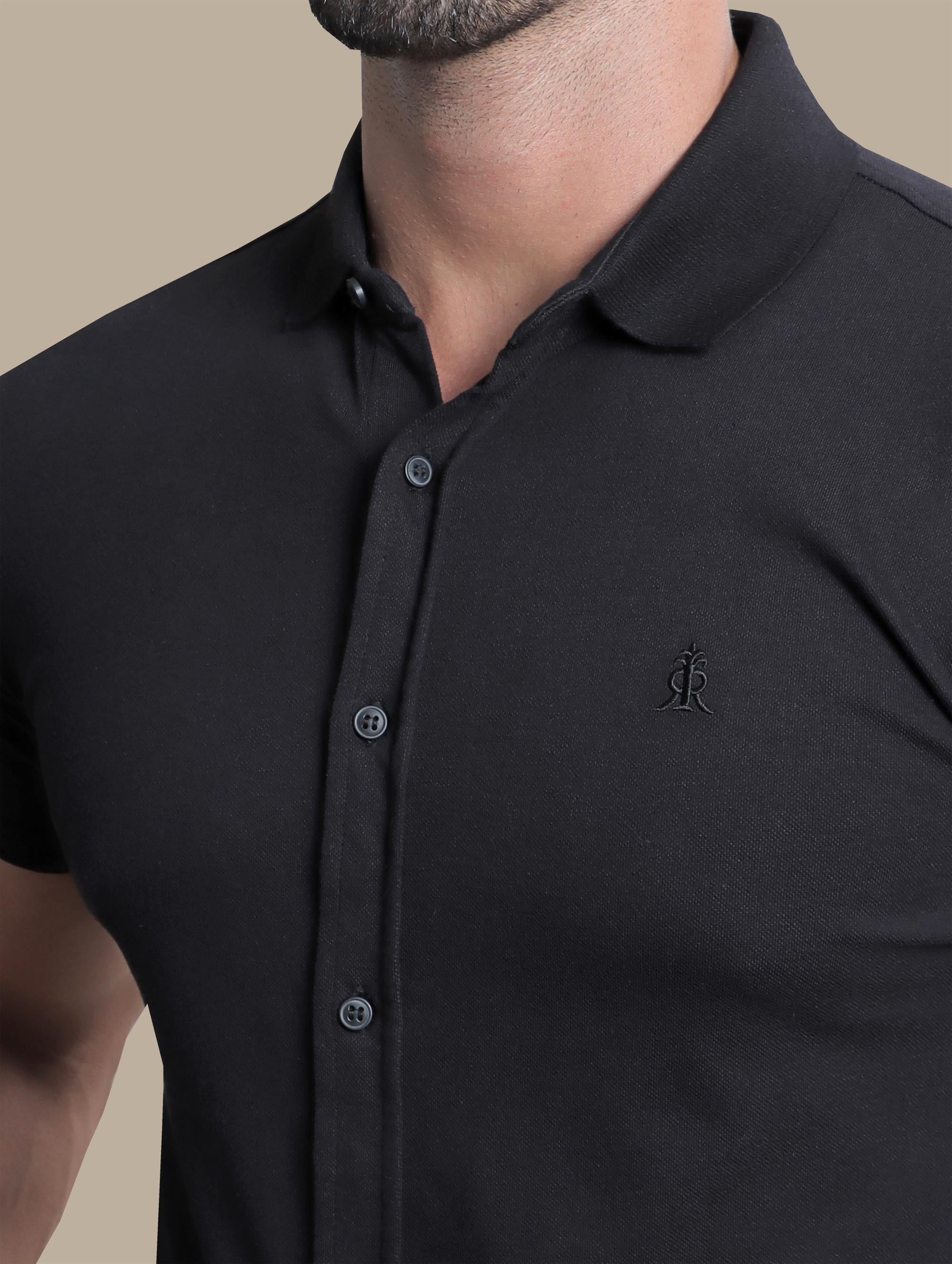 Polo Shirt Style | Black
