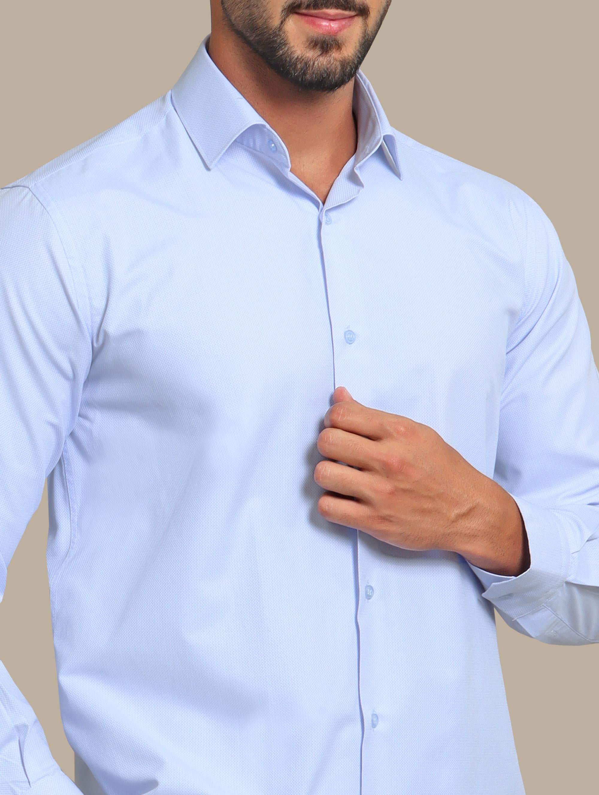 Shirt Structured Regular | Light Blue