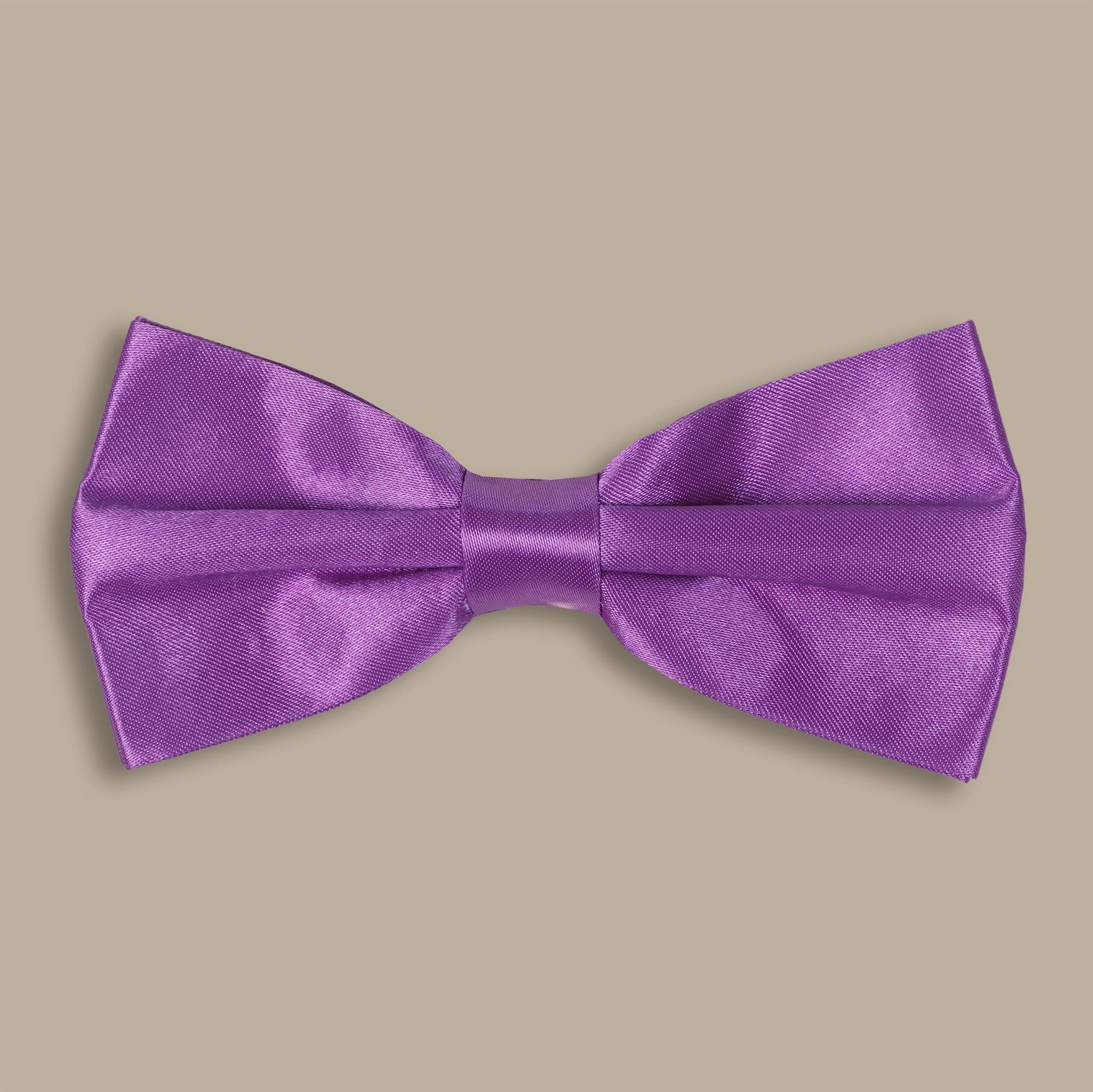 Bowtie Satin Plain | Purple