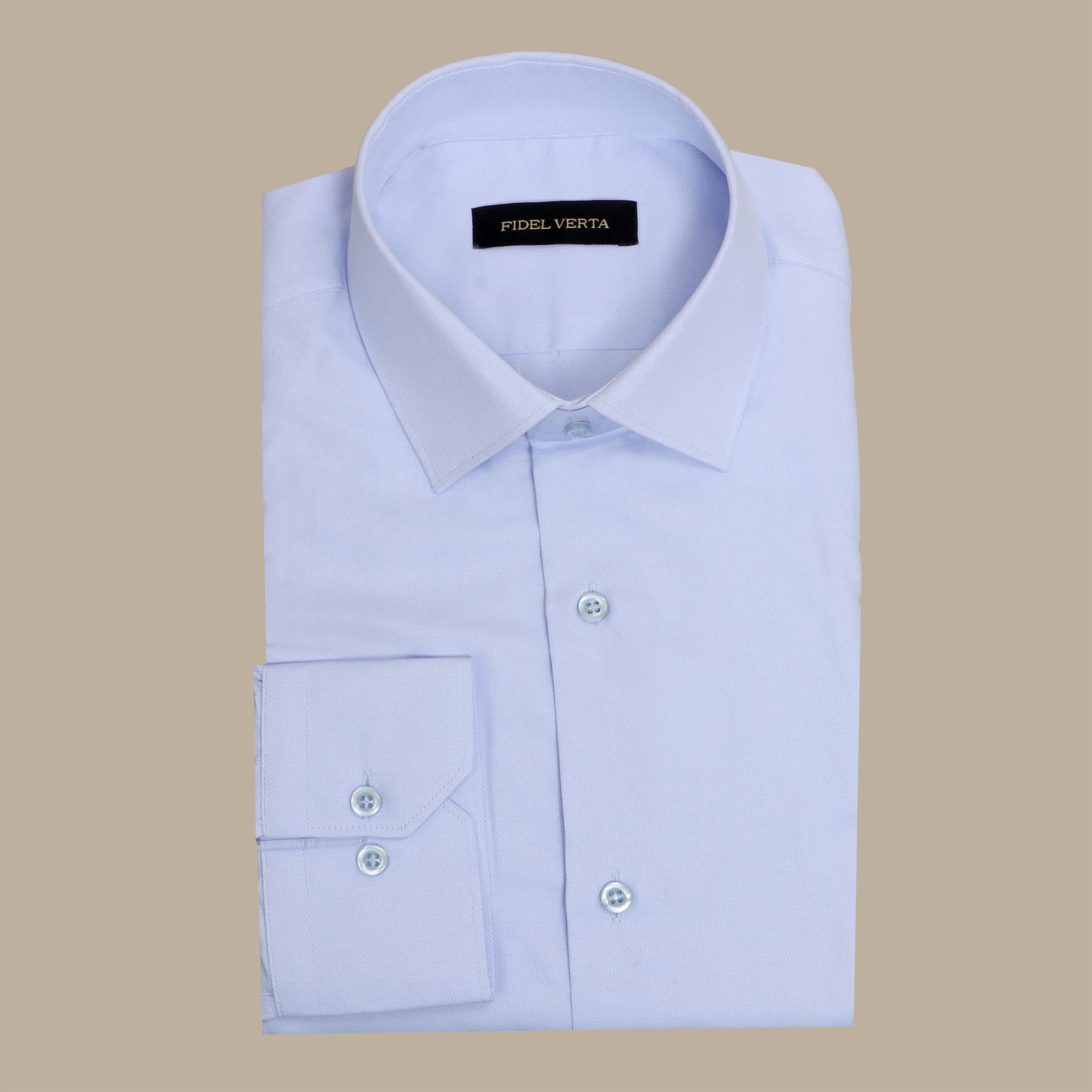 Shirt Piques Regular | Light Blue