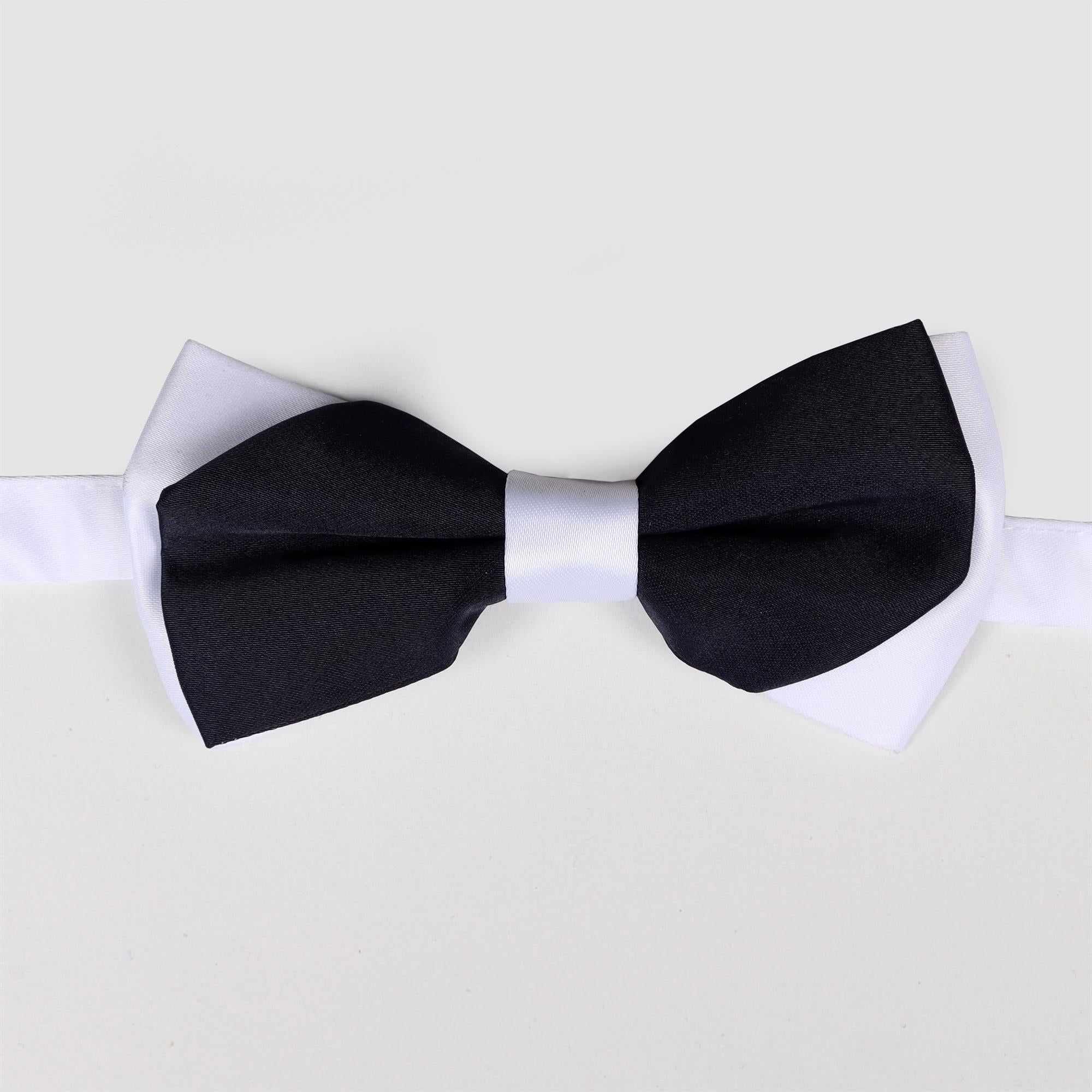 Designed white double bowtie