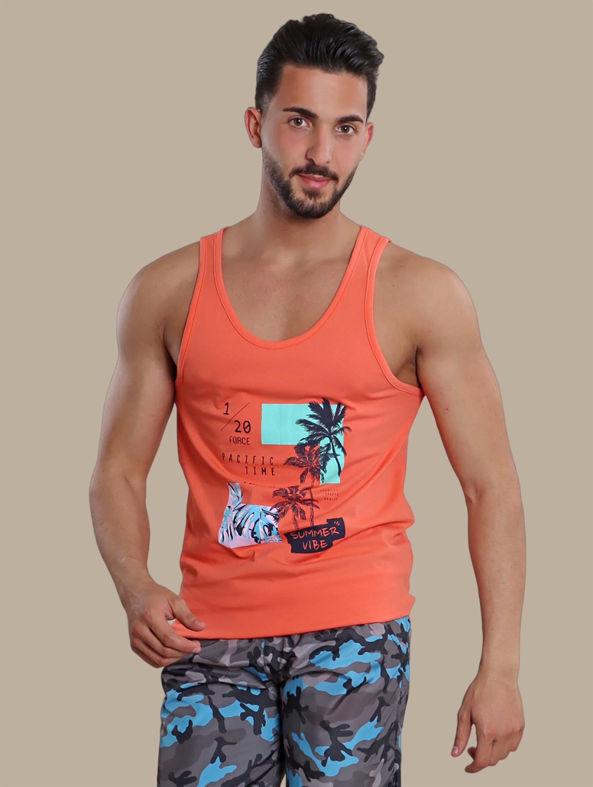 I-Shirt Summer Vibe | Coral