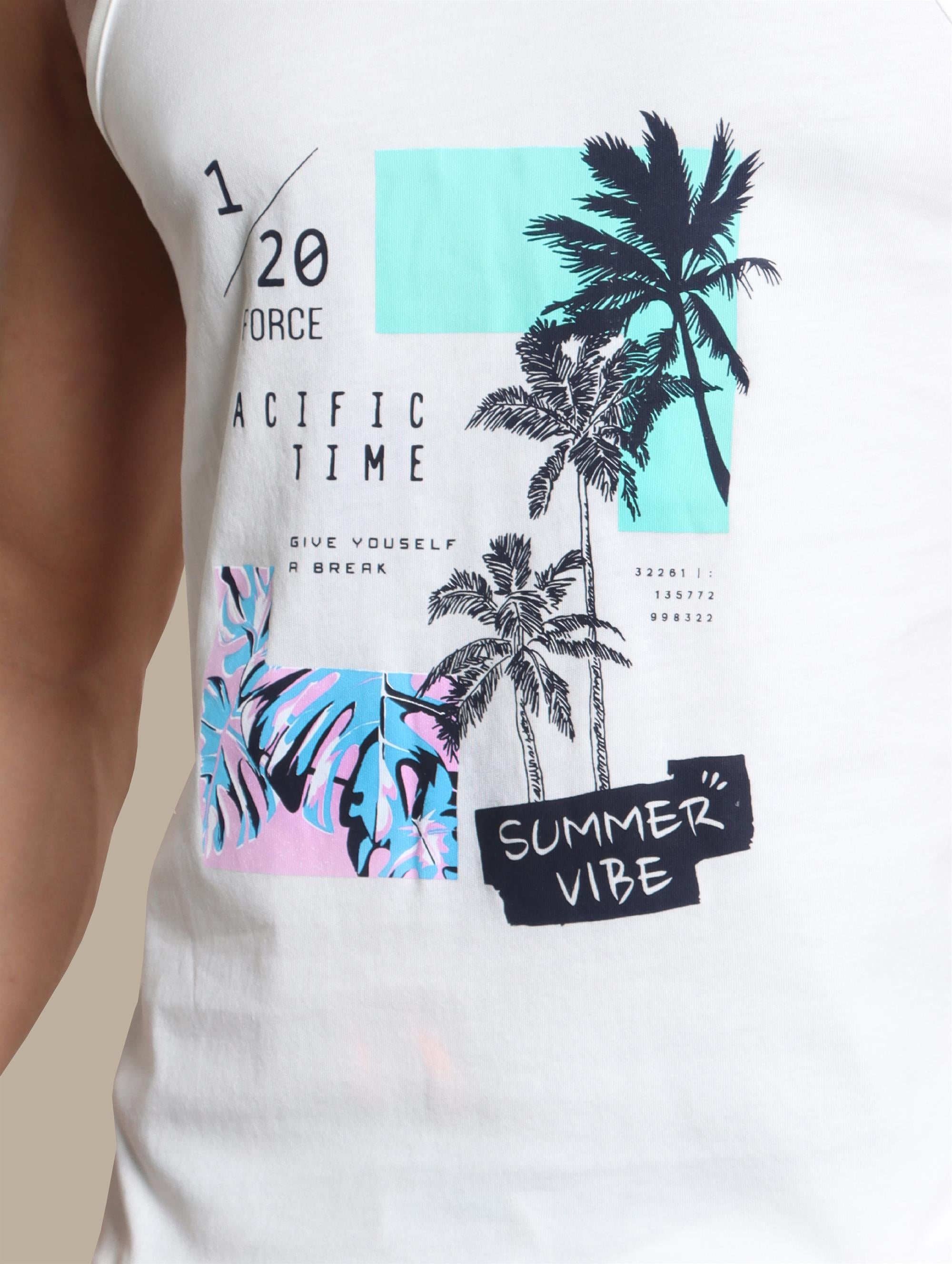 I-shirt Printed Summer Vibes