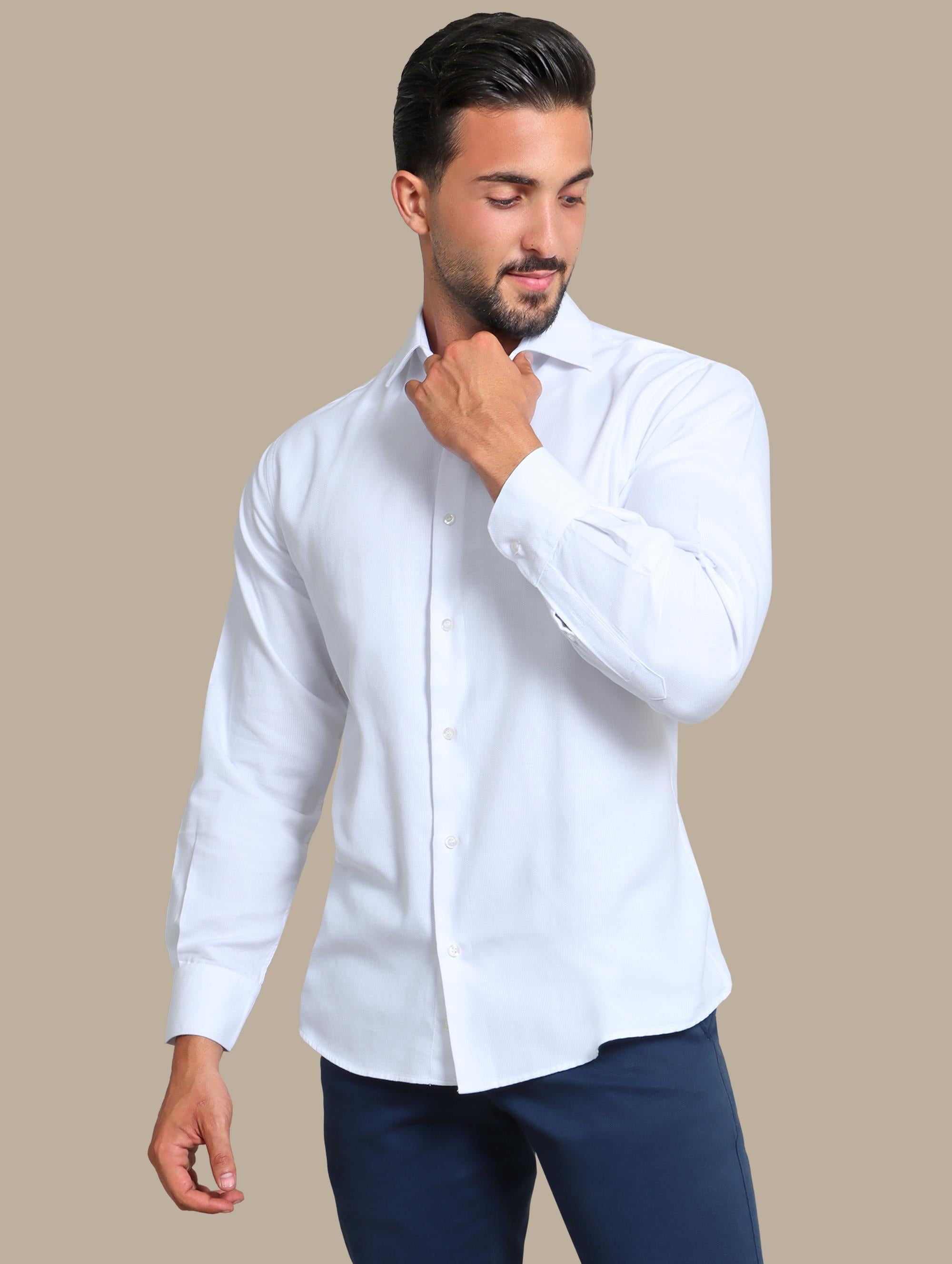 Shirt Structured Regular | White