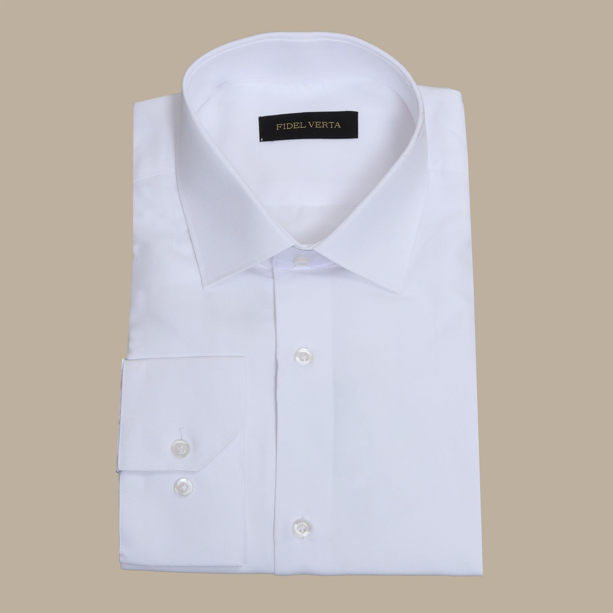 Shirt Regular Small Checks | White