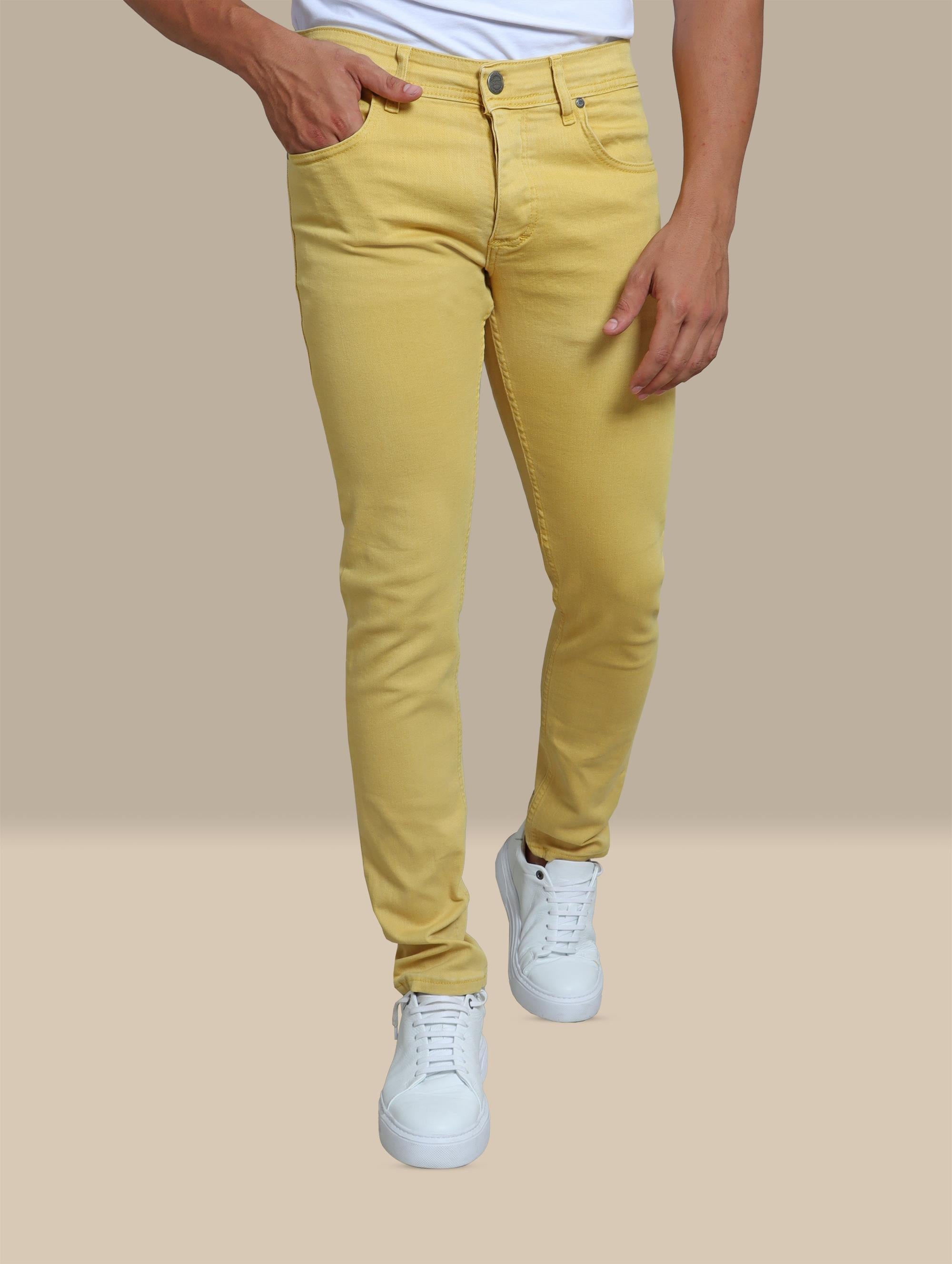 Jeans 5 Pockets | Mustard