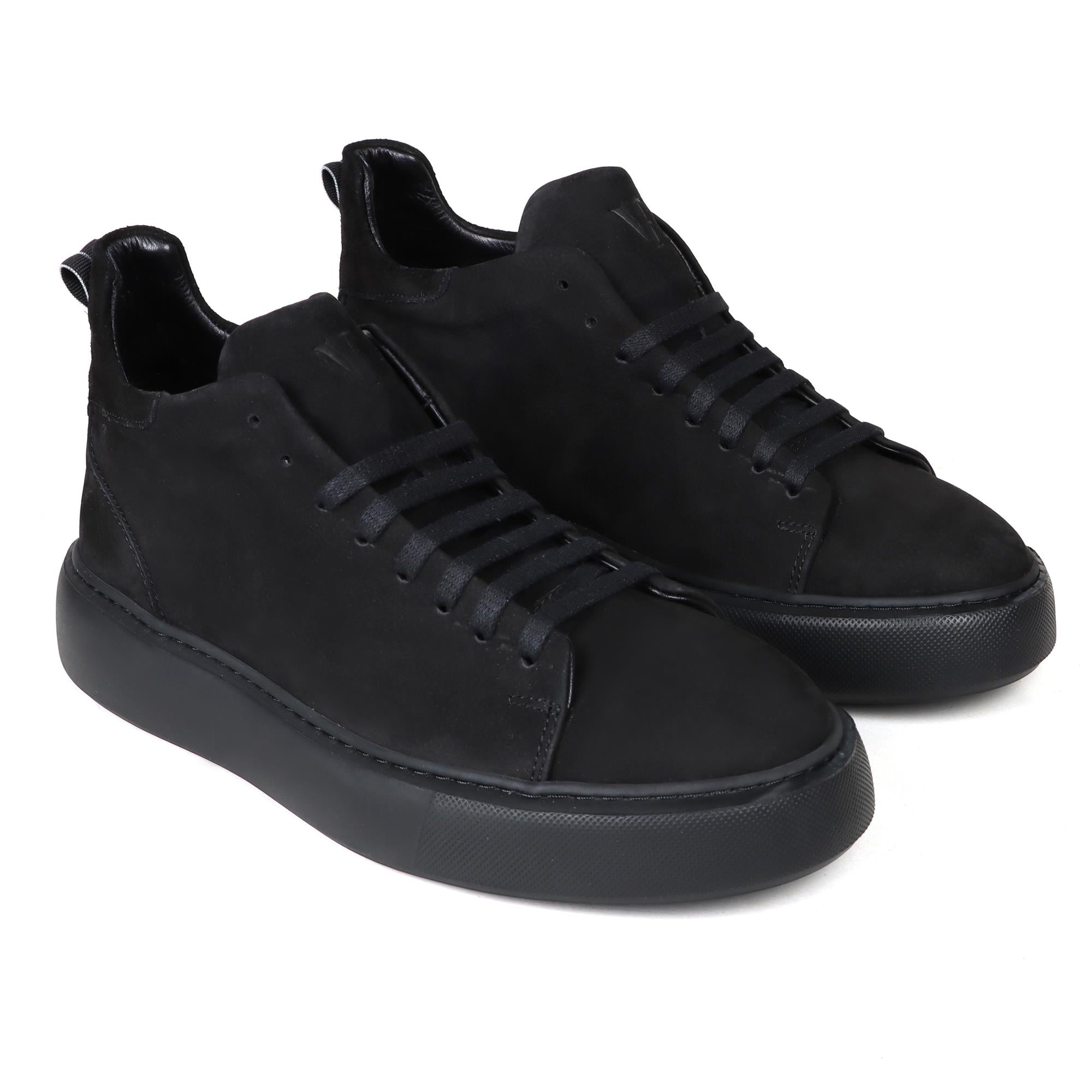 Shoes Half Boot Nubuck Sneakers | Black