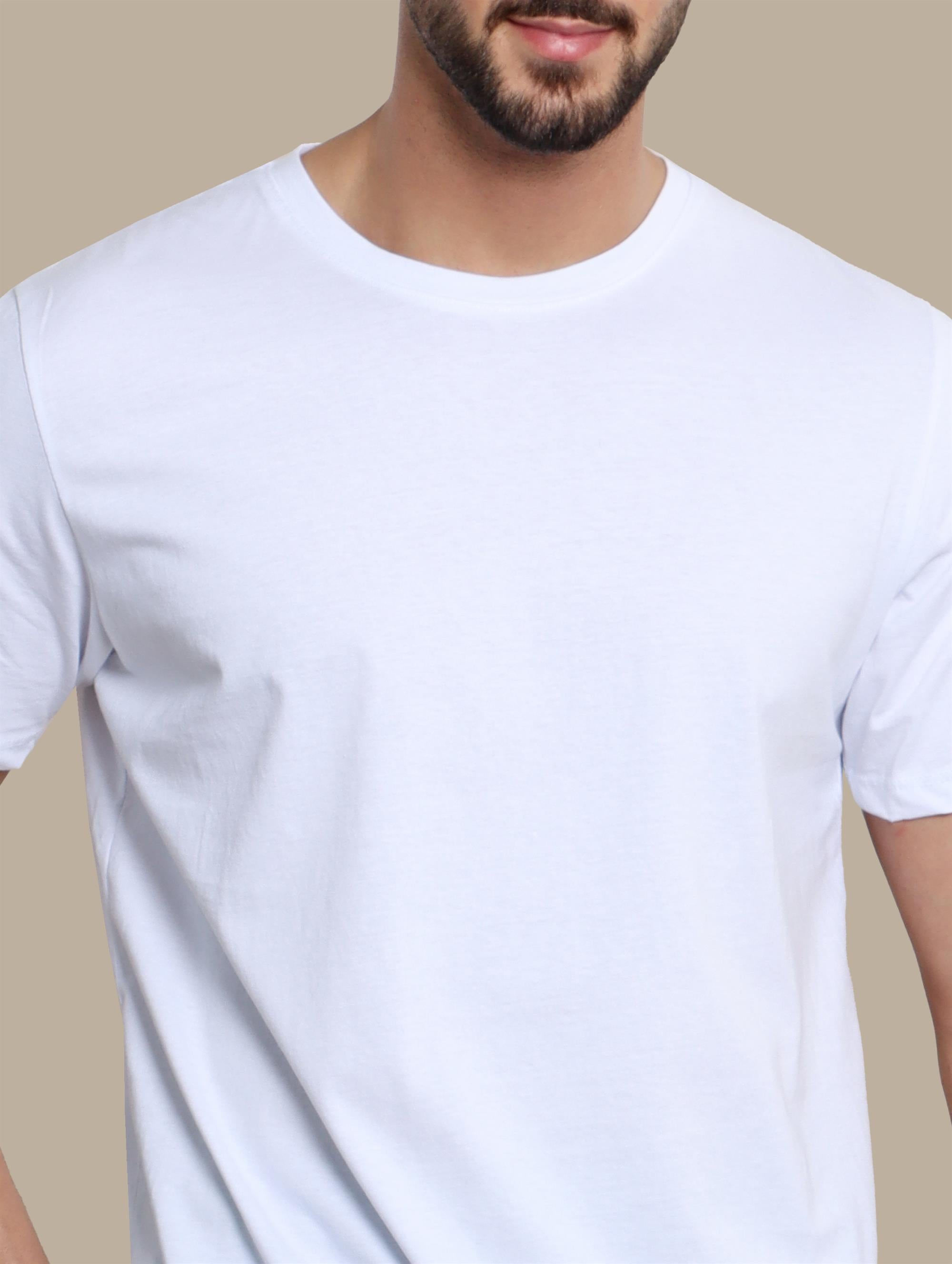 T-Shirt Basic Regular R-Neck | White